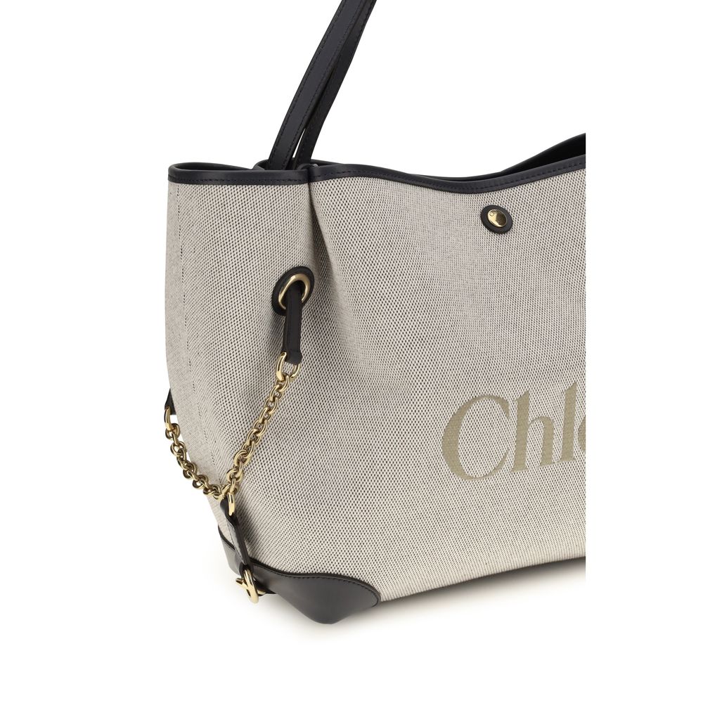 Chloé Gray Cotton Shoulder Bag Chloé