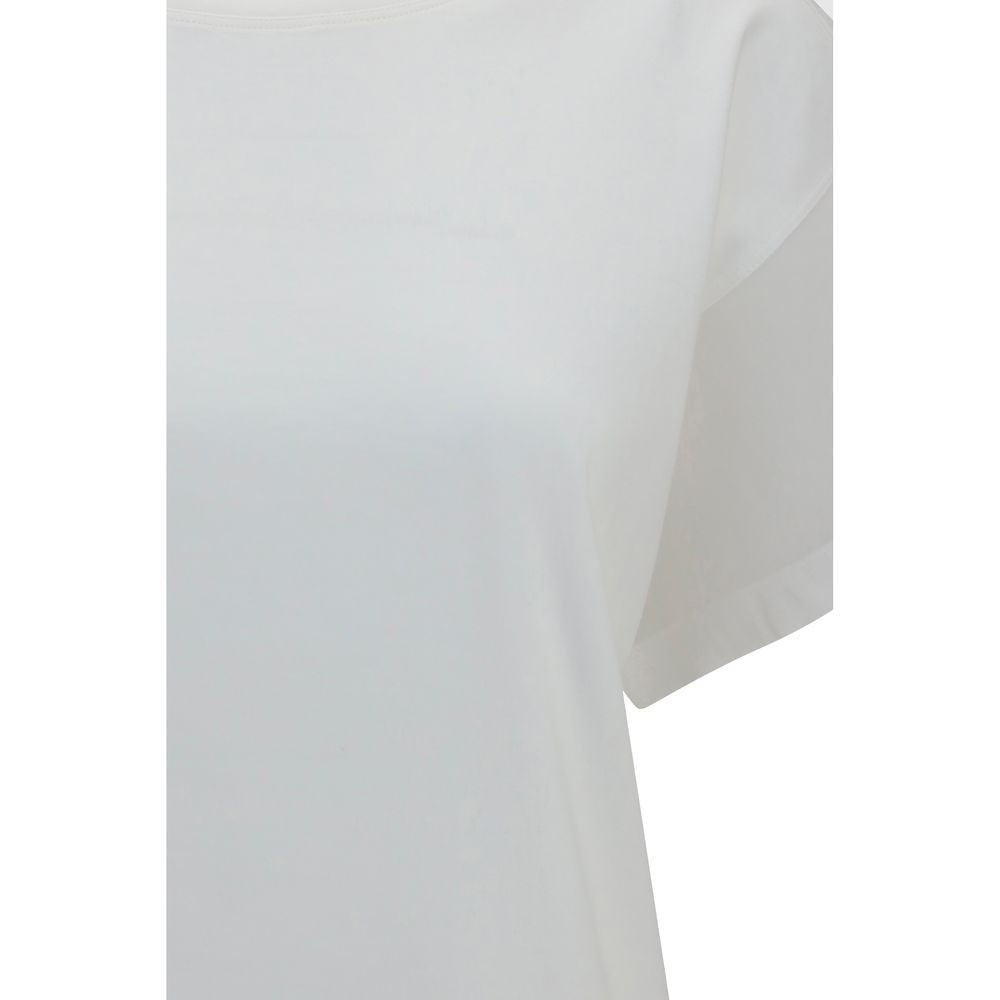 Brunello Cucinelli White Cotton T-Shirt Brunello Cucinelli