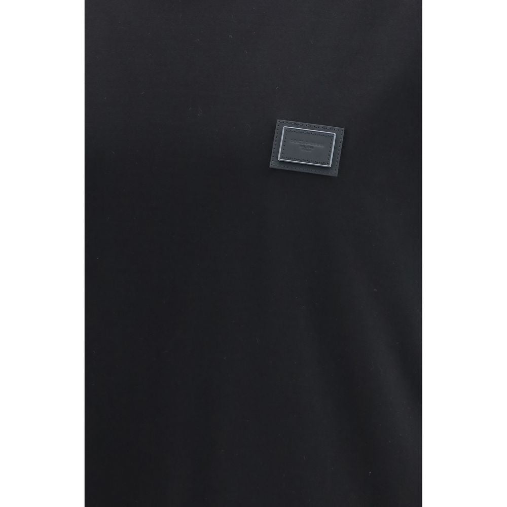 Dolce & Gabbana Black Cotton T-Shirt Dolce & Gabbana