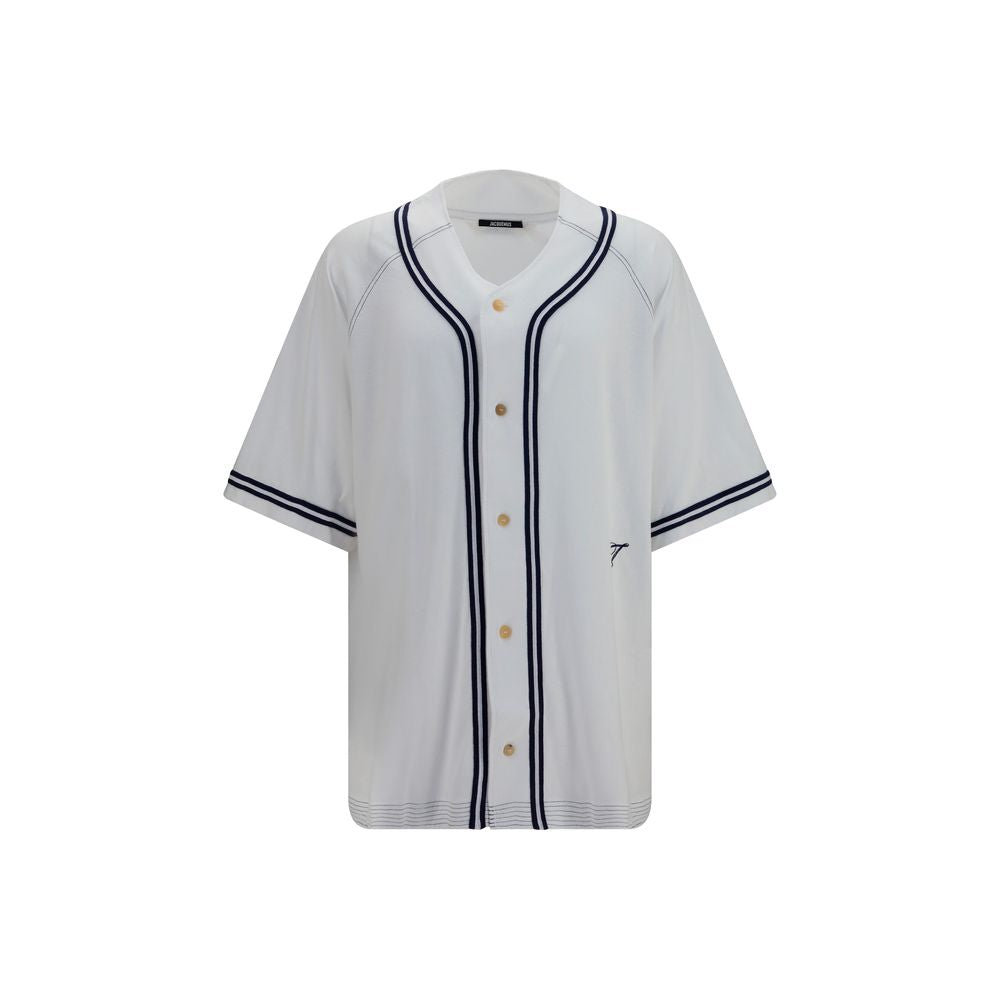 Jacquemus White Cotton Pattern Shirt Jacquemus