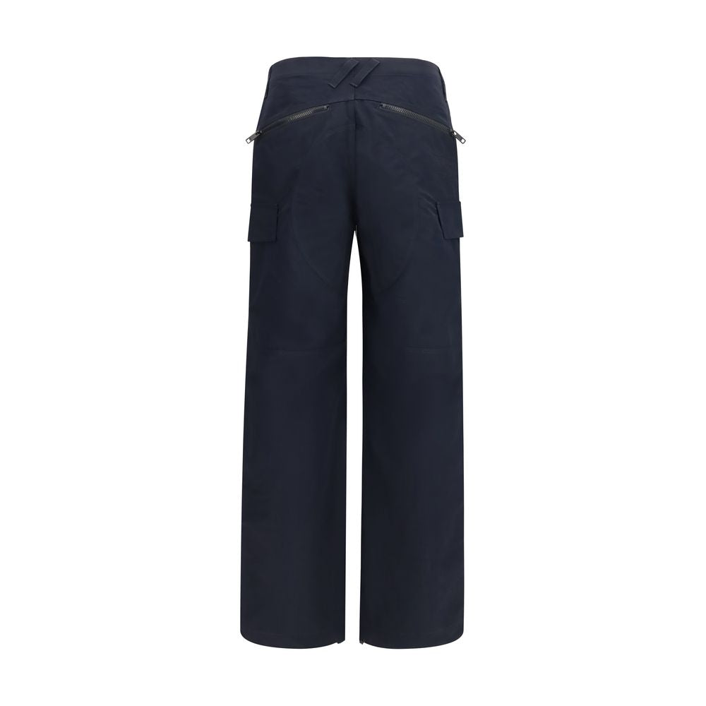 Burberry Blue Polyamide Cargo Pants Burberry
