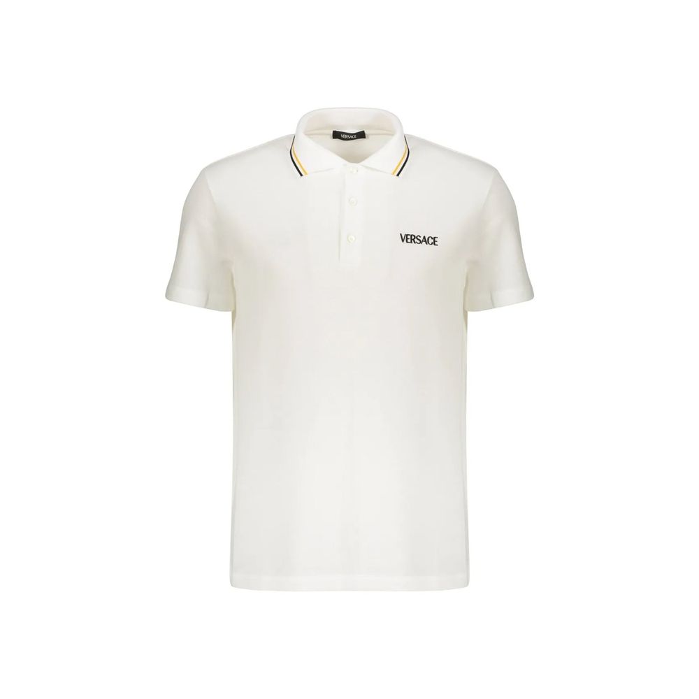 Versace White Cotton T-Shirt Versace