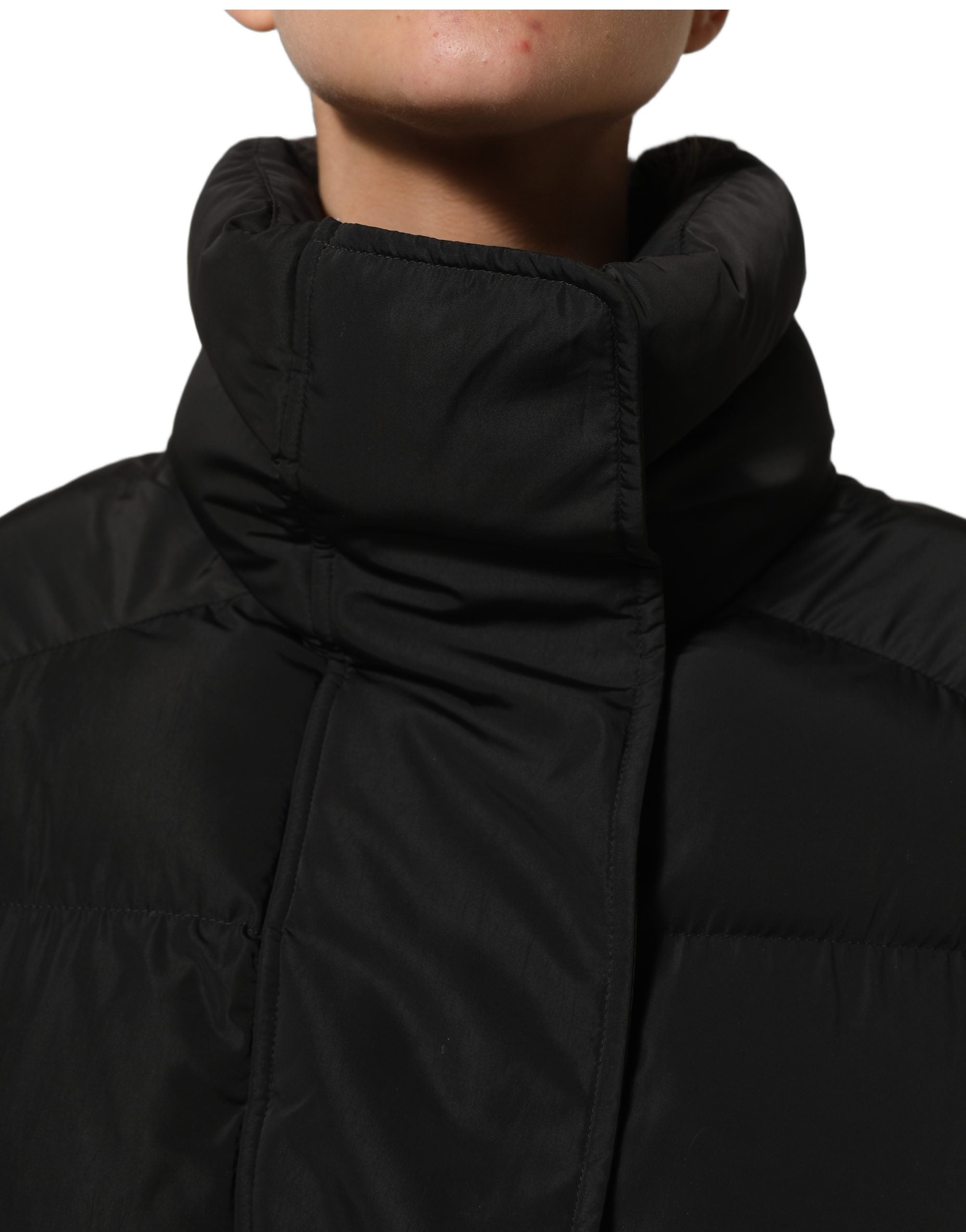Dolce & Gabbana Black Polyester Sleeveless Padded Men Puffer Jacket Dolce & Gabbana