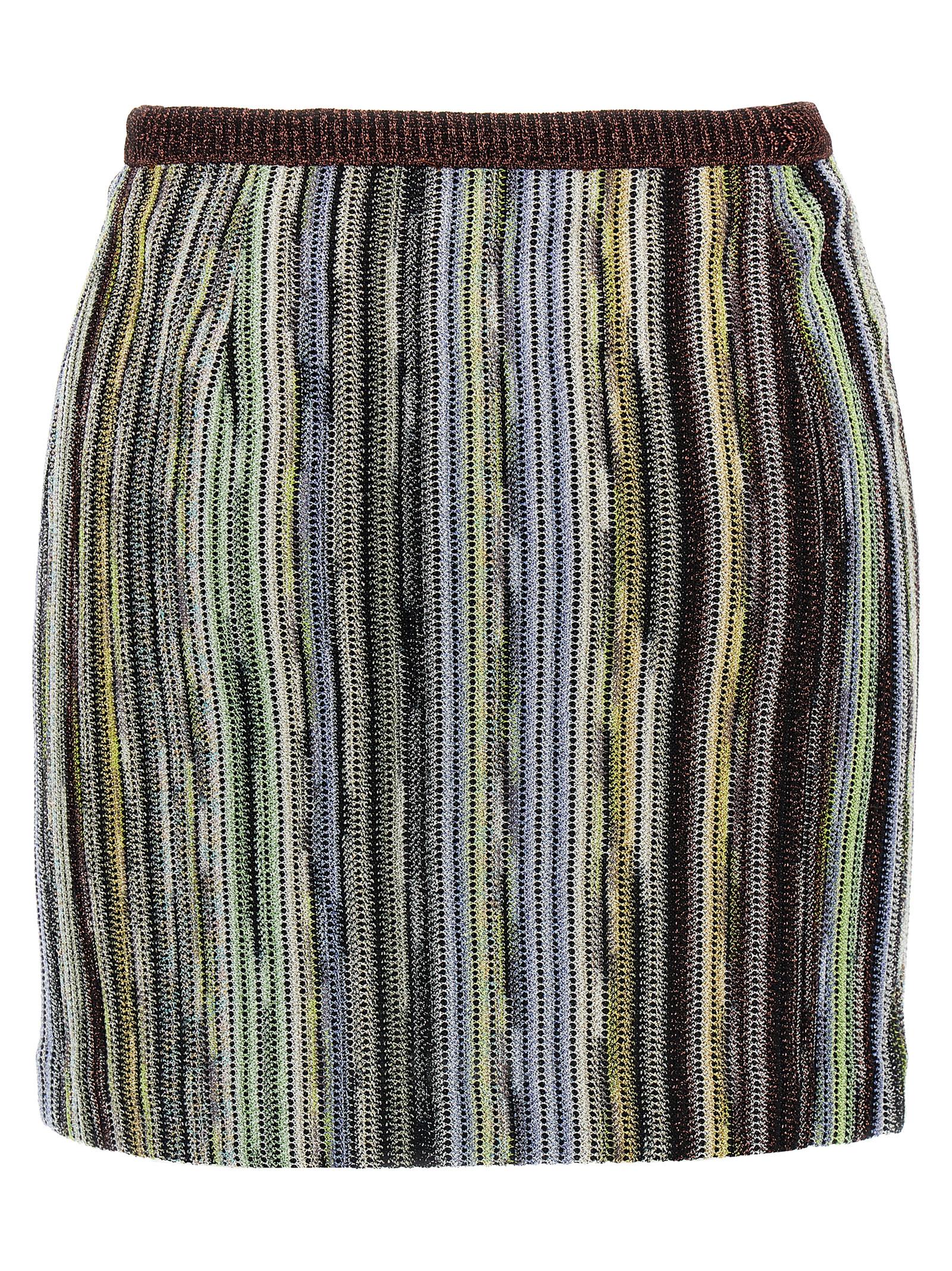 Missoni Multicolor Viscose Long Skirt Missoni