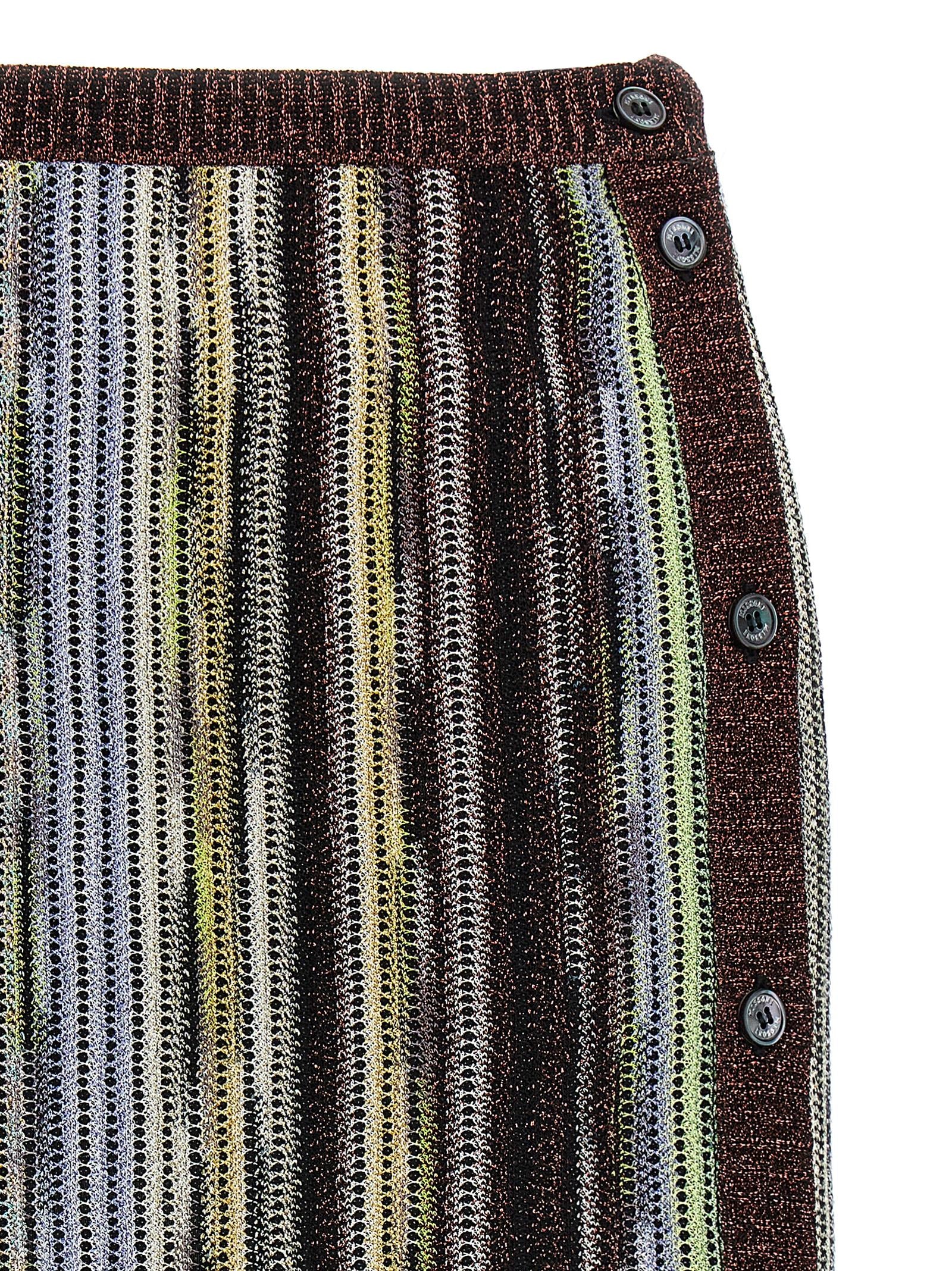 Missoni Multicolor Viscose Long Skirt Missoni