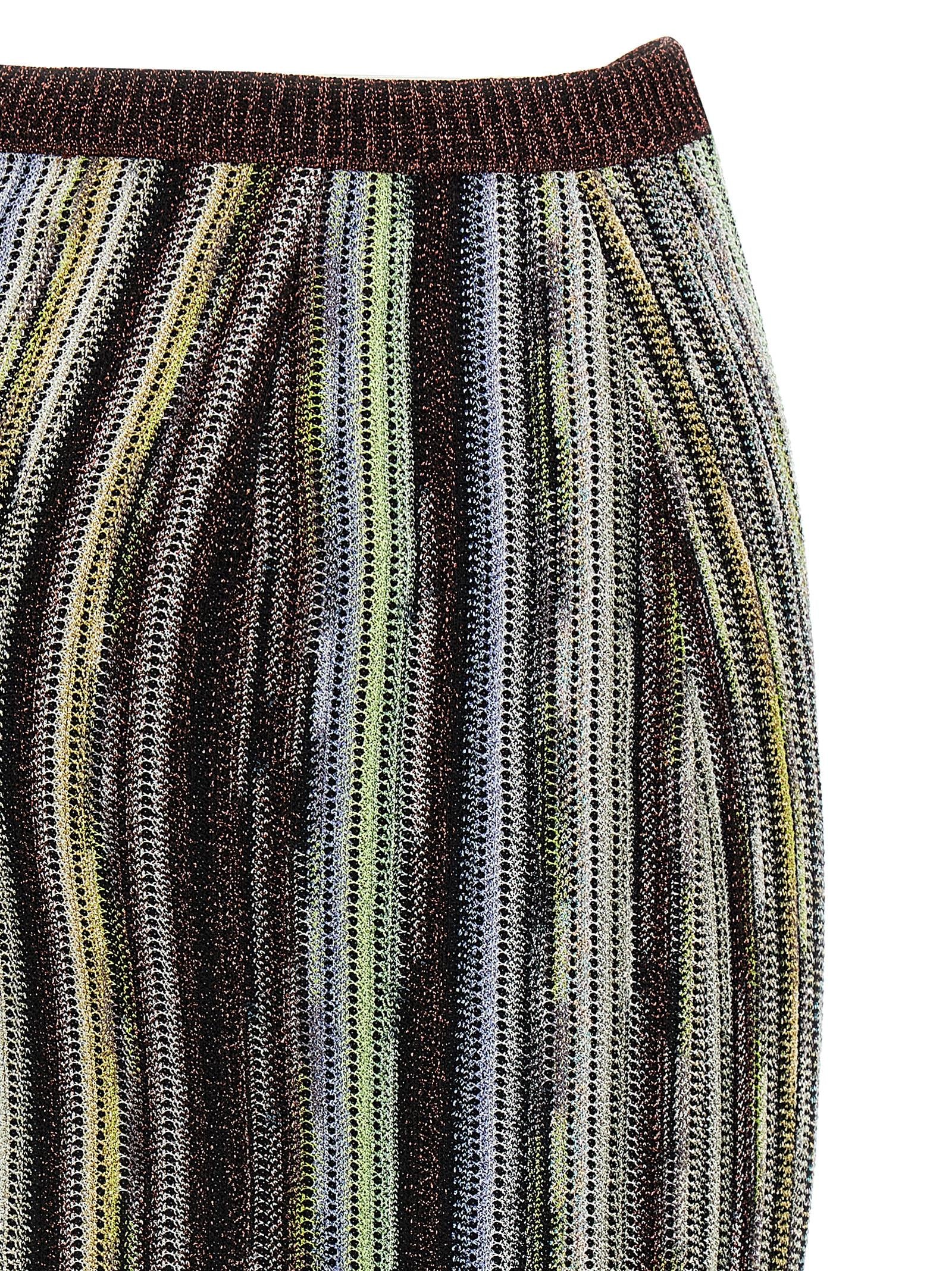 Missoni Multicolor Viscose Long Skirt Missoni
