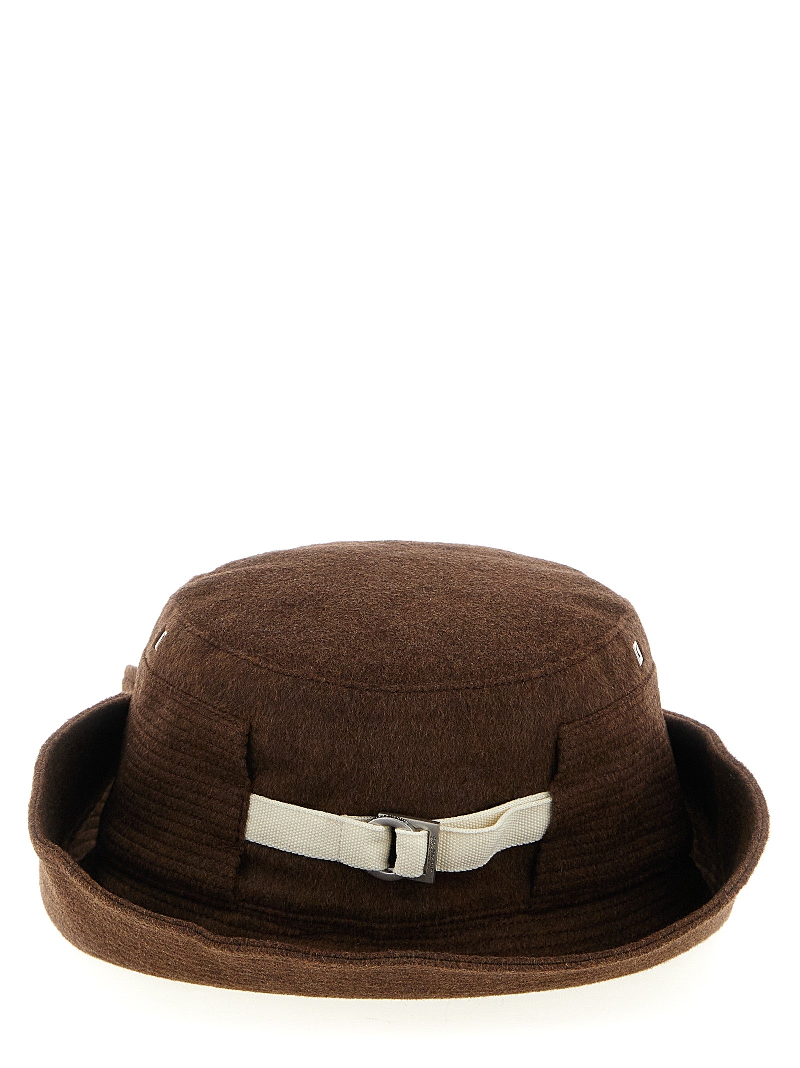 Jacquemus Brown Virgin Wool Bucket Hat Jacquemus