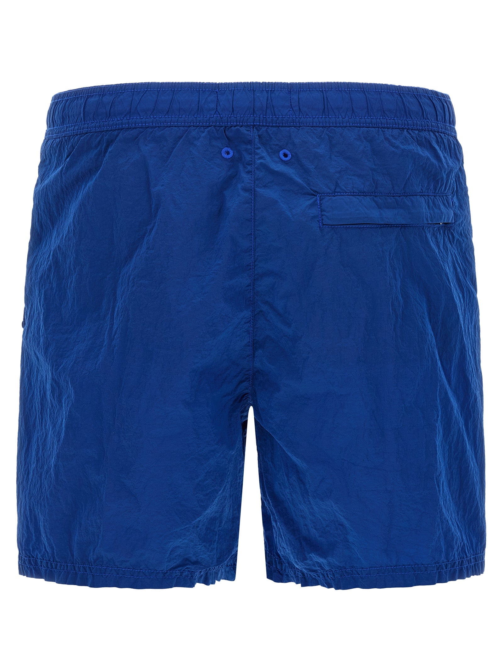 Stone Island Blue Polyamide Swim Shorts Stone Island