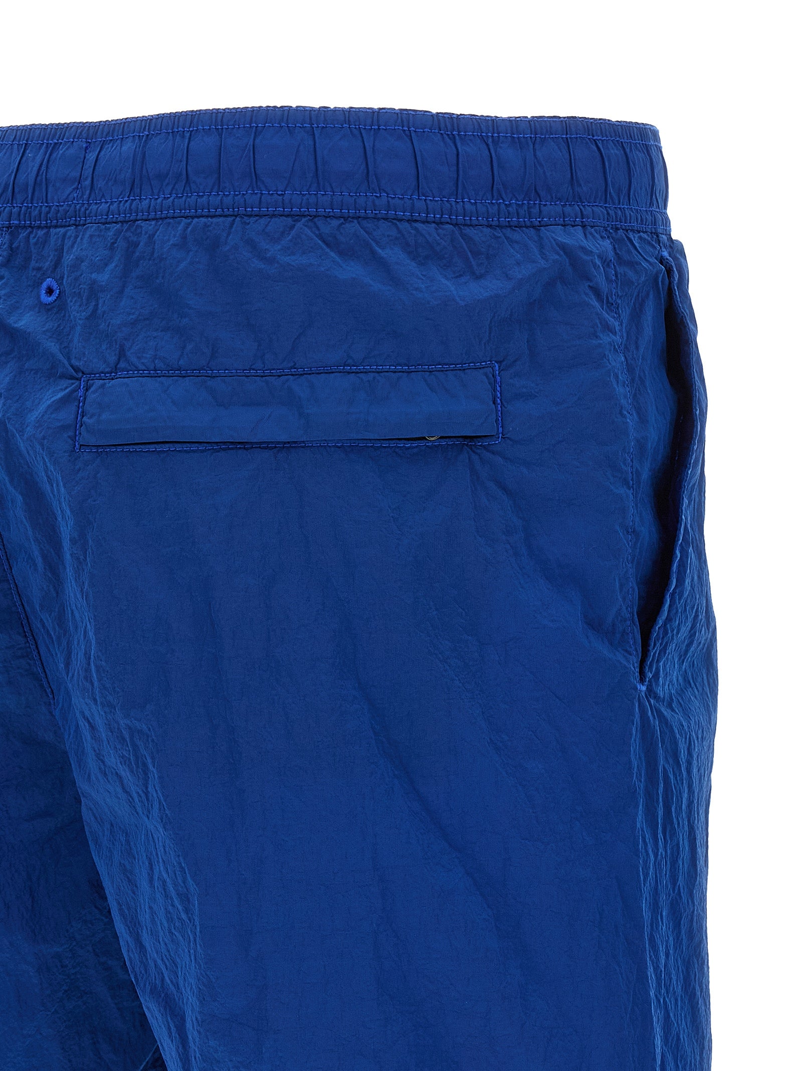 Stone Island Blue Polyamide Swim Shorts Stone Island