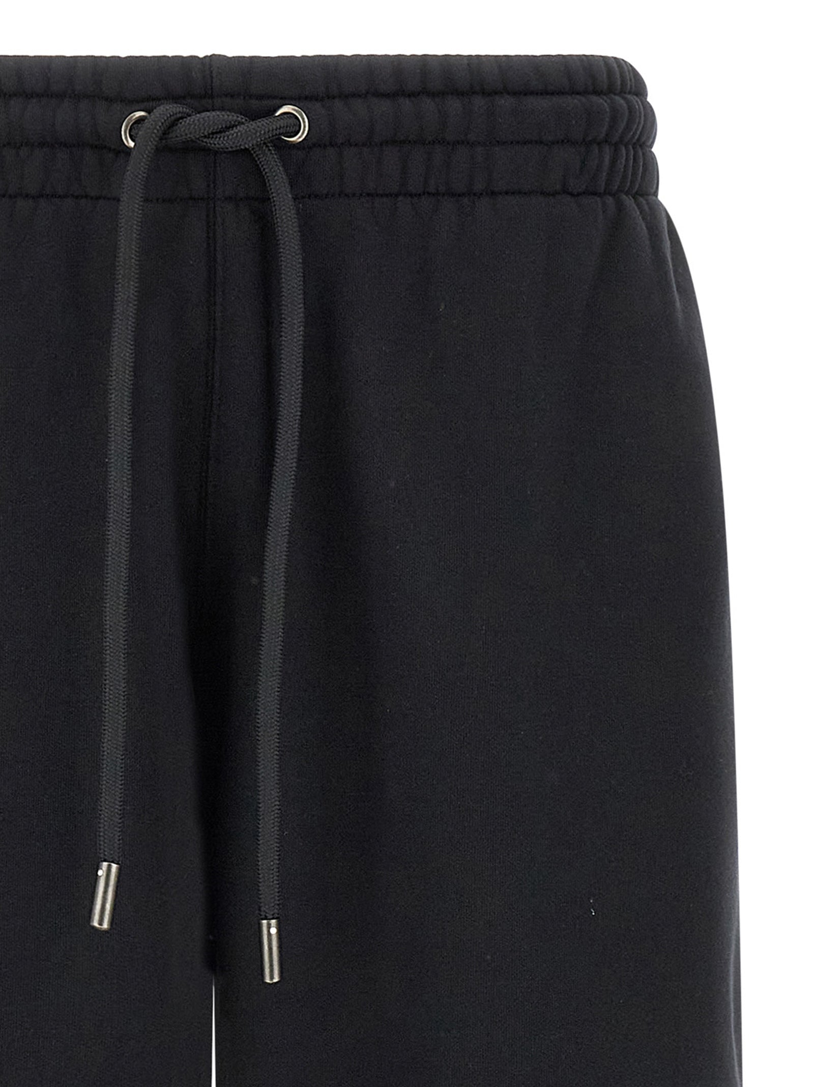 Off-White Black Cotton Bermuda Shorts