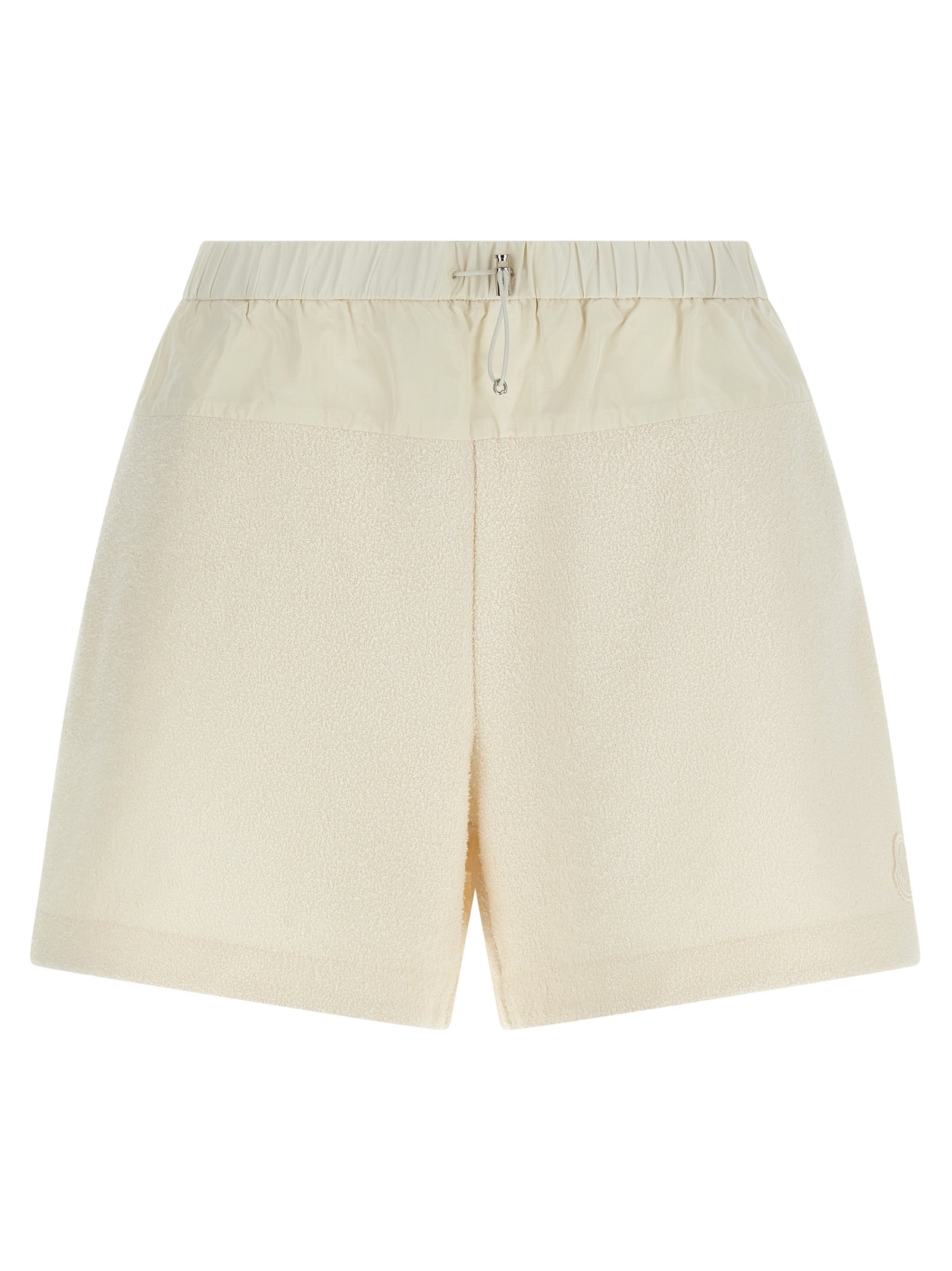 Moncler White Polyester Bermuda Shorts Moncler
