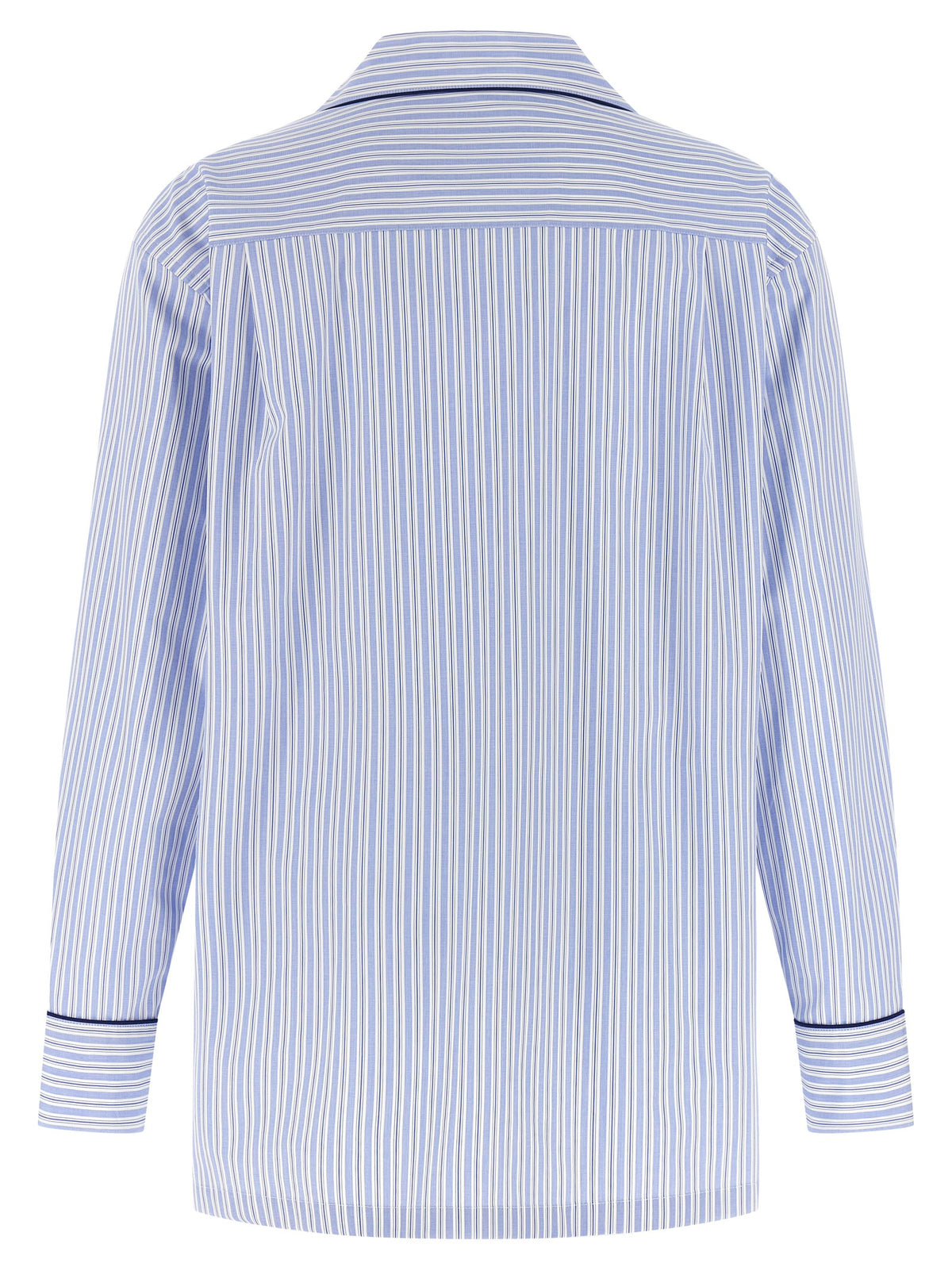 Dolce & Gabbana Blue Cotton Blouse