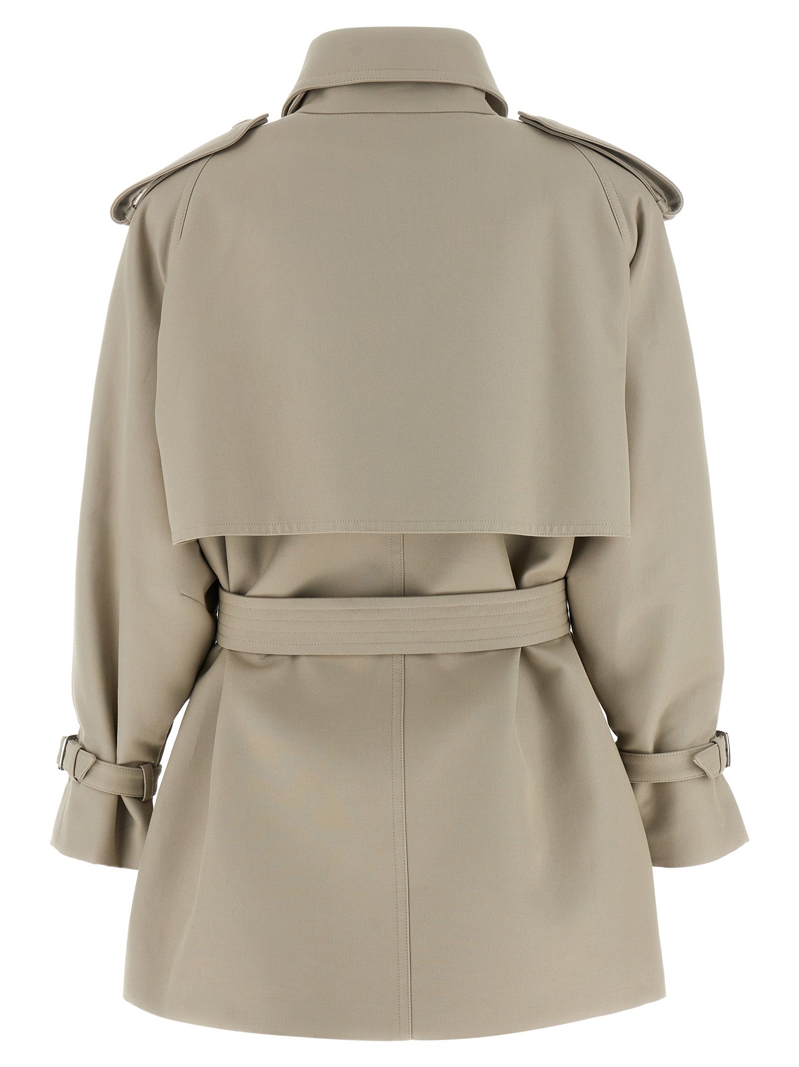 Max Mara Beige Cotton Coat Max Mara