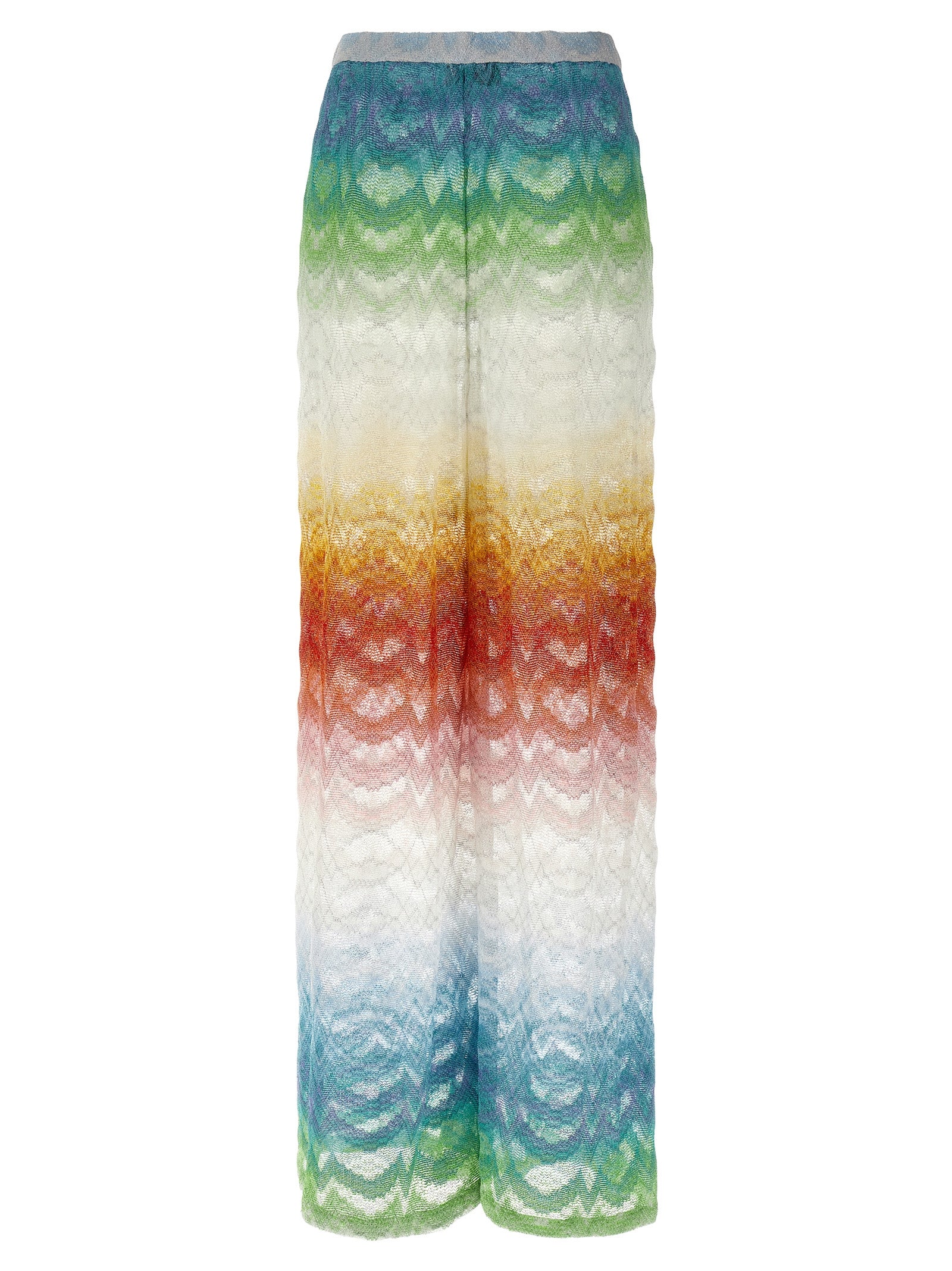 Missoni Multicolor Viscose Flared Pants Missoni