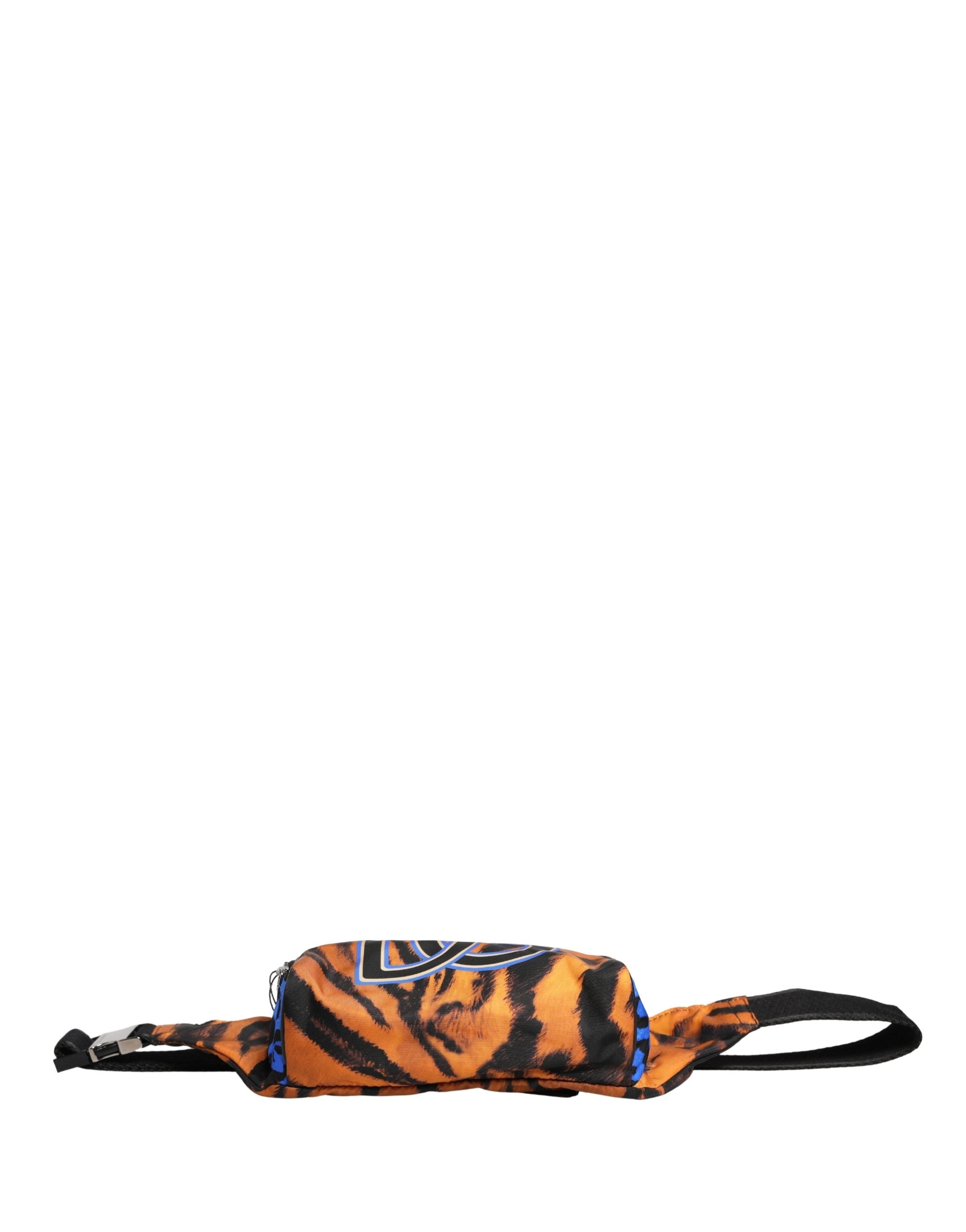 Dolce & Gabbana Brown Tiger Print Nylon Fanny Waist Pack Borse Men Bag Dolce & Gabbana