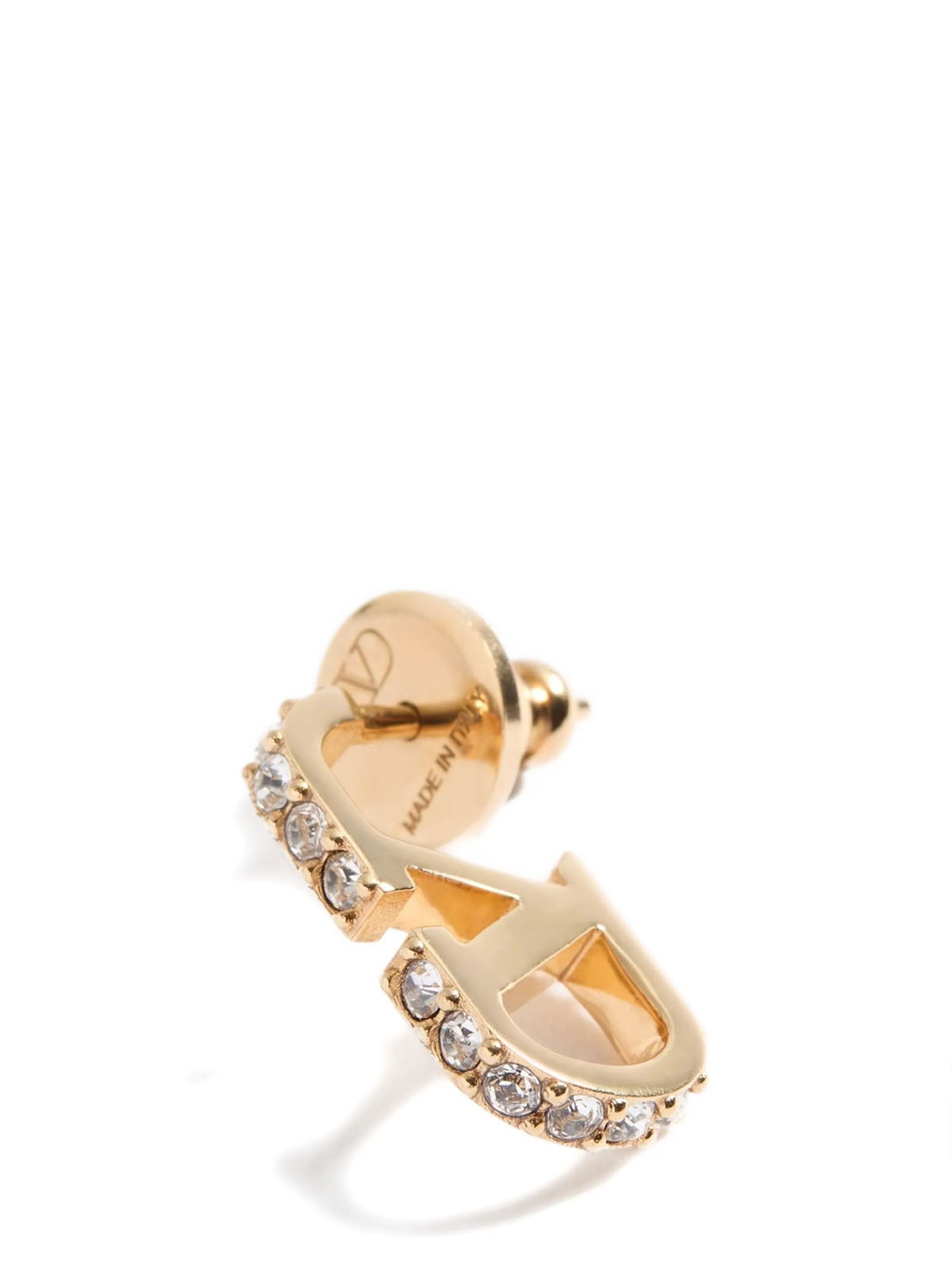 Valentino Garavani Gold Brass Earrings Valentino Garavani