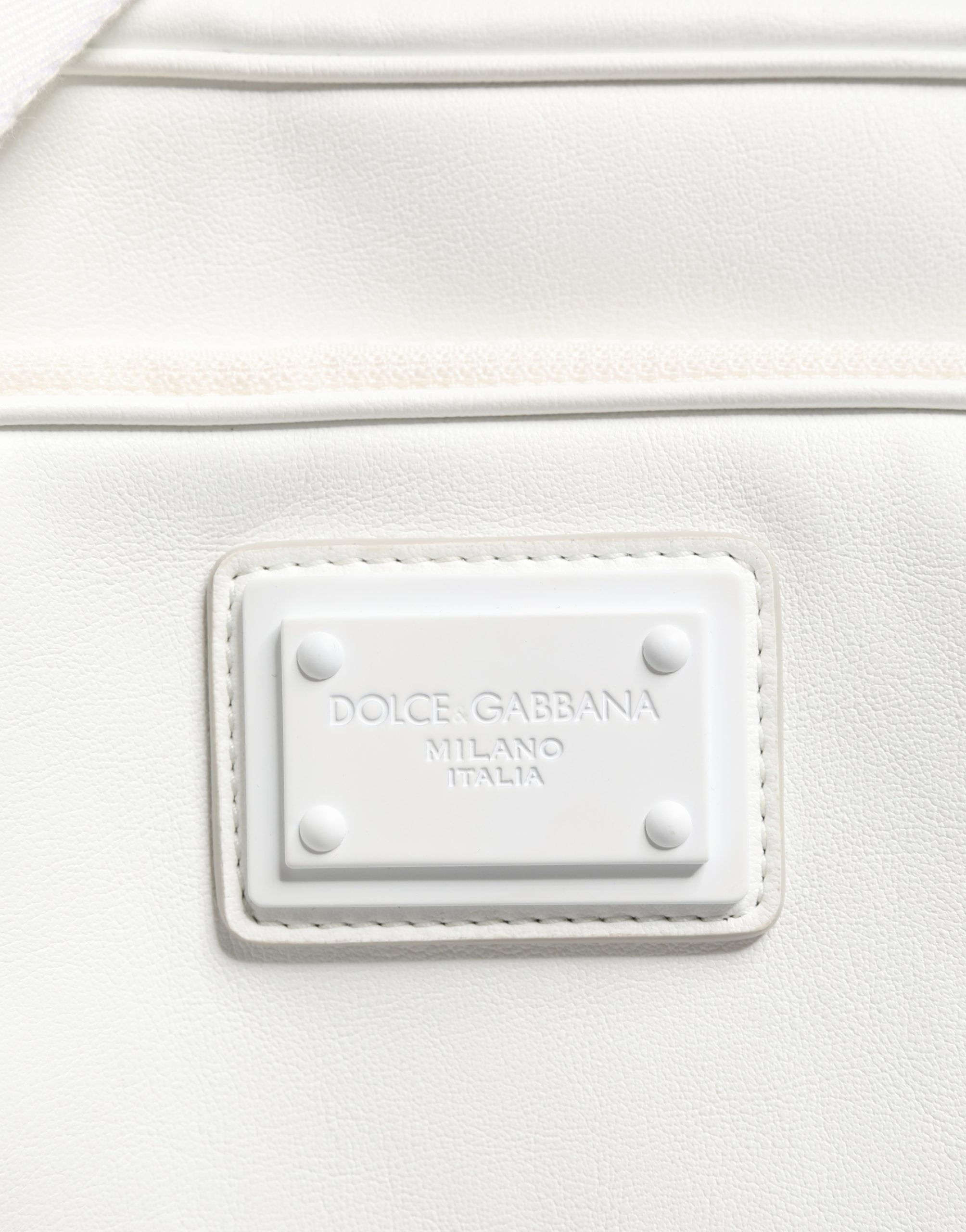 Dolce & Gabbana White Logo Plaque Crossbody Shoulder Borse Men Bag Dolce & Gabbana