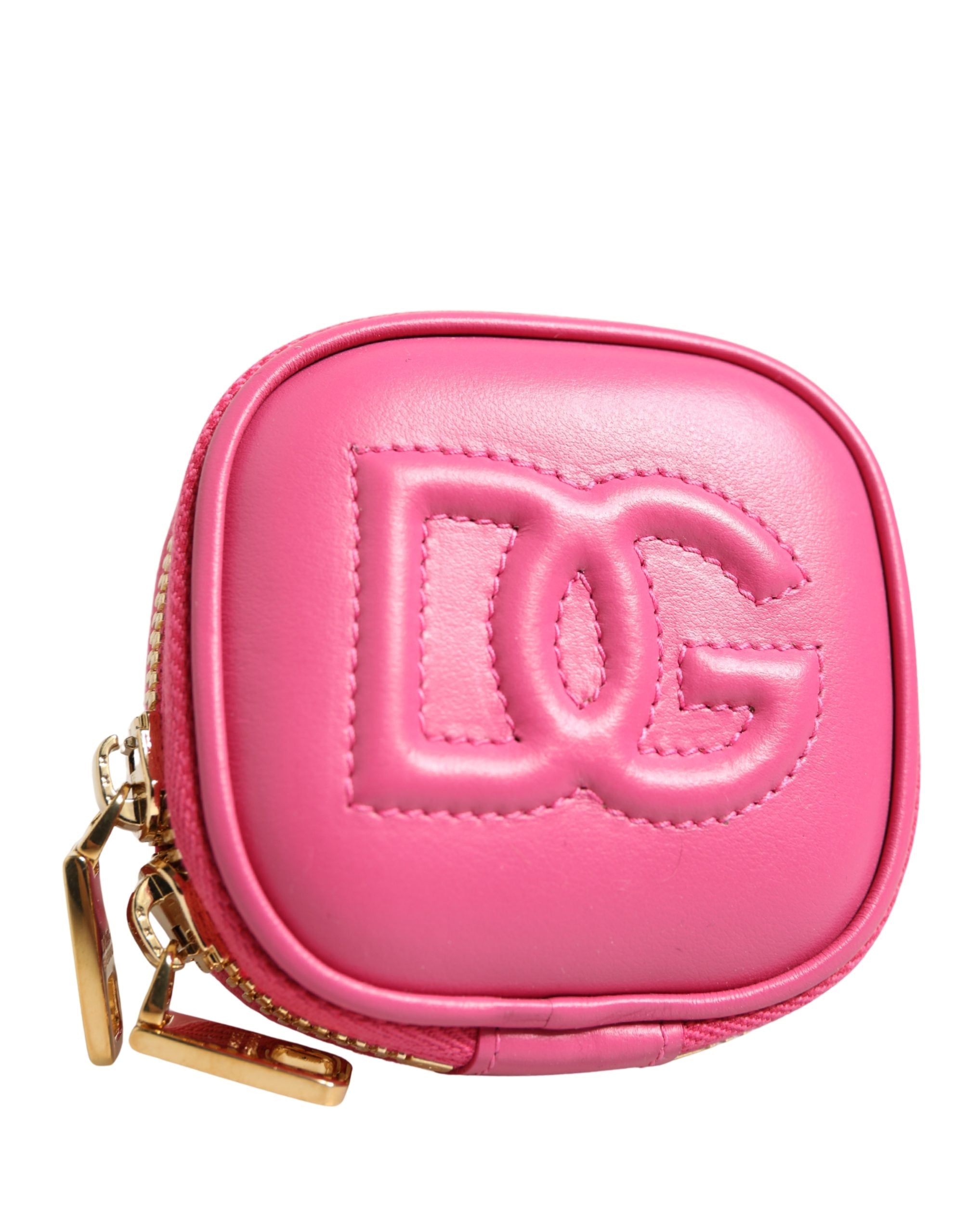 Dolce & Gabbana Pink Calf Leather DG Logo MULTIFUNCTIONAL KIT Borse Bag Dolce & Gabbana