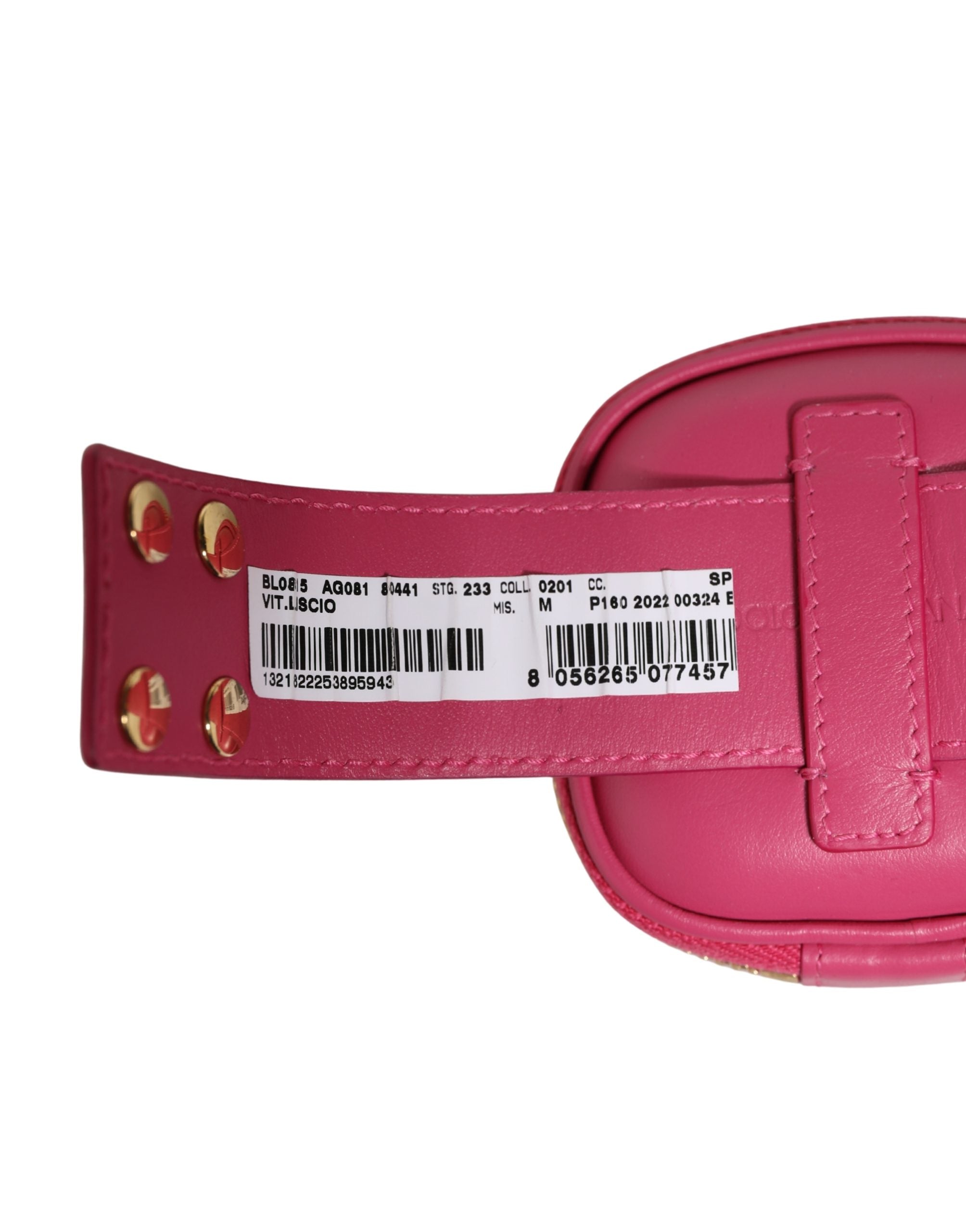 Dolce & Gabbana Pink Calf Leather DG Logo MULTIFUNCTIONAL KIT Borse Bag Dolce & Gabbana