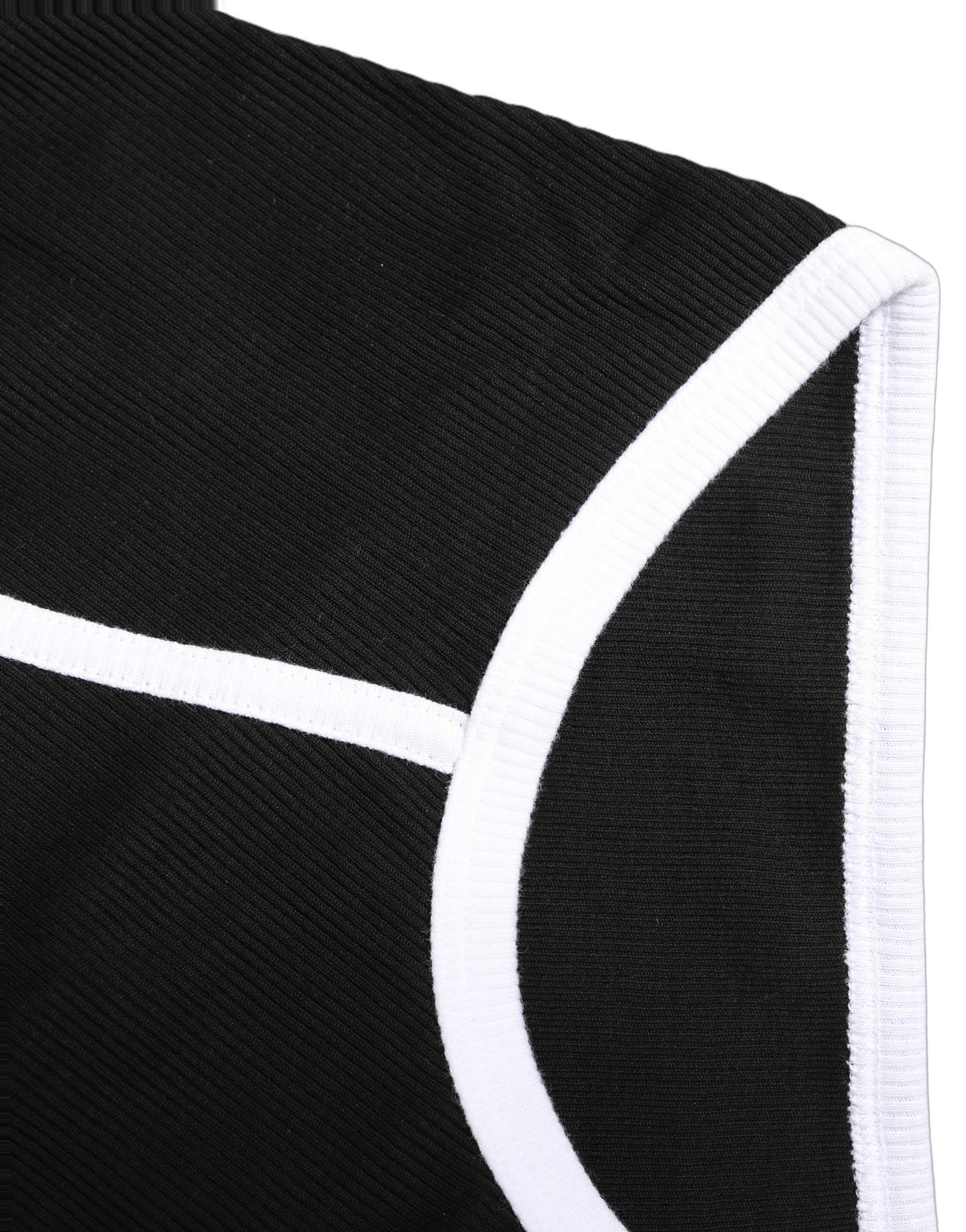 Dolce & Gabbana Black White Logo Waistband Coulotte Panty Underwear Dolce & Gabbana