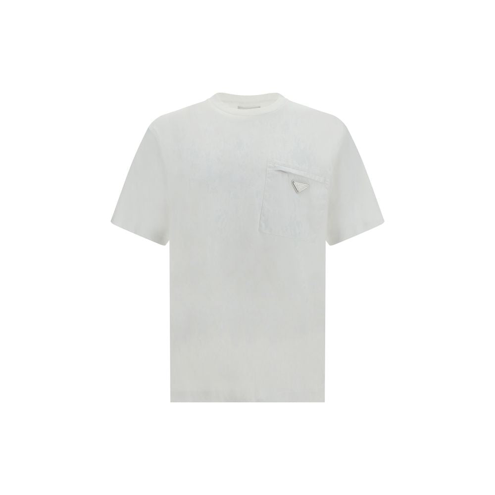Prada White Cotton T-Shirt Prada