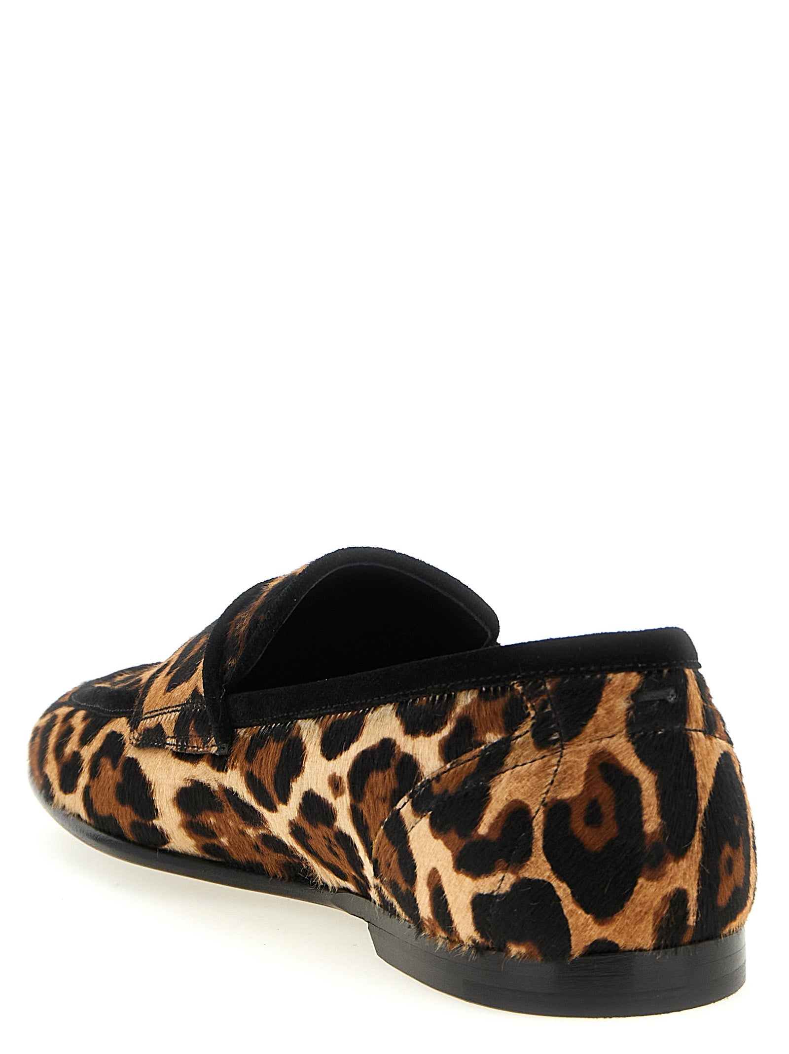Dolce & Gabbana Brown Calfskin Slip-On Loafers Dolce & Gabbana