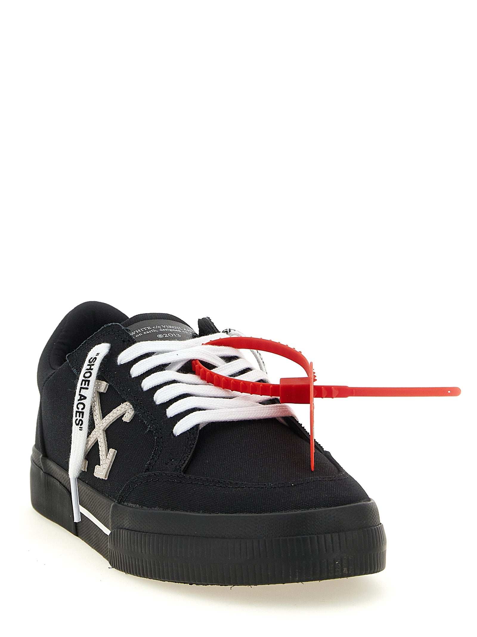 Off-White Bicolor Cotton Low Top Sneakers Off-White