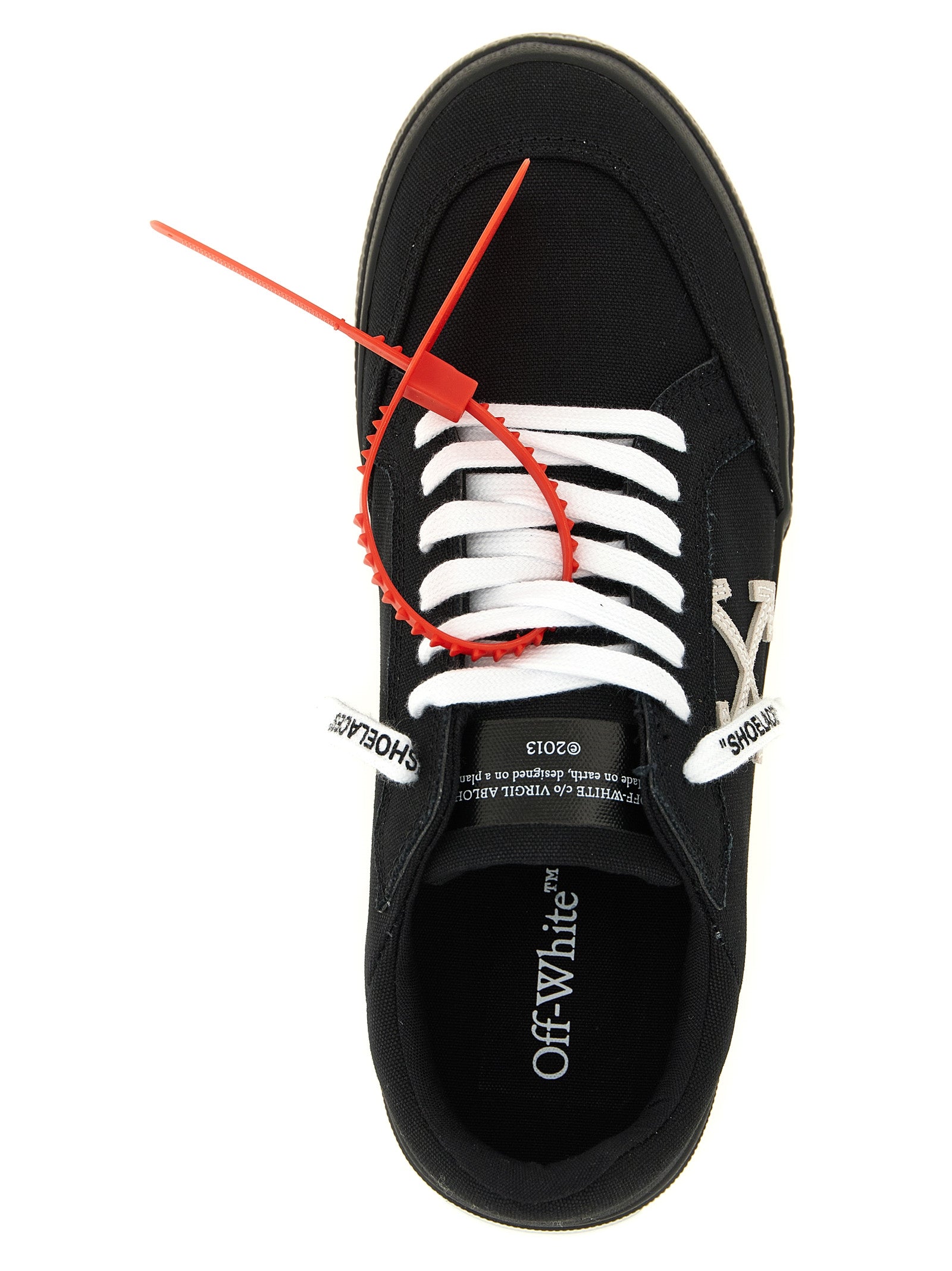 Off-White Bicolor Cotton Low Top Sneakers Off-White