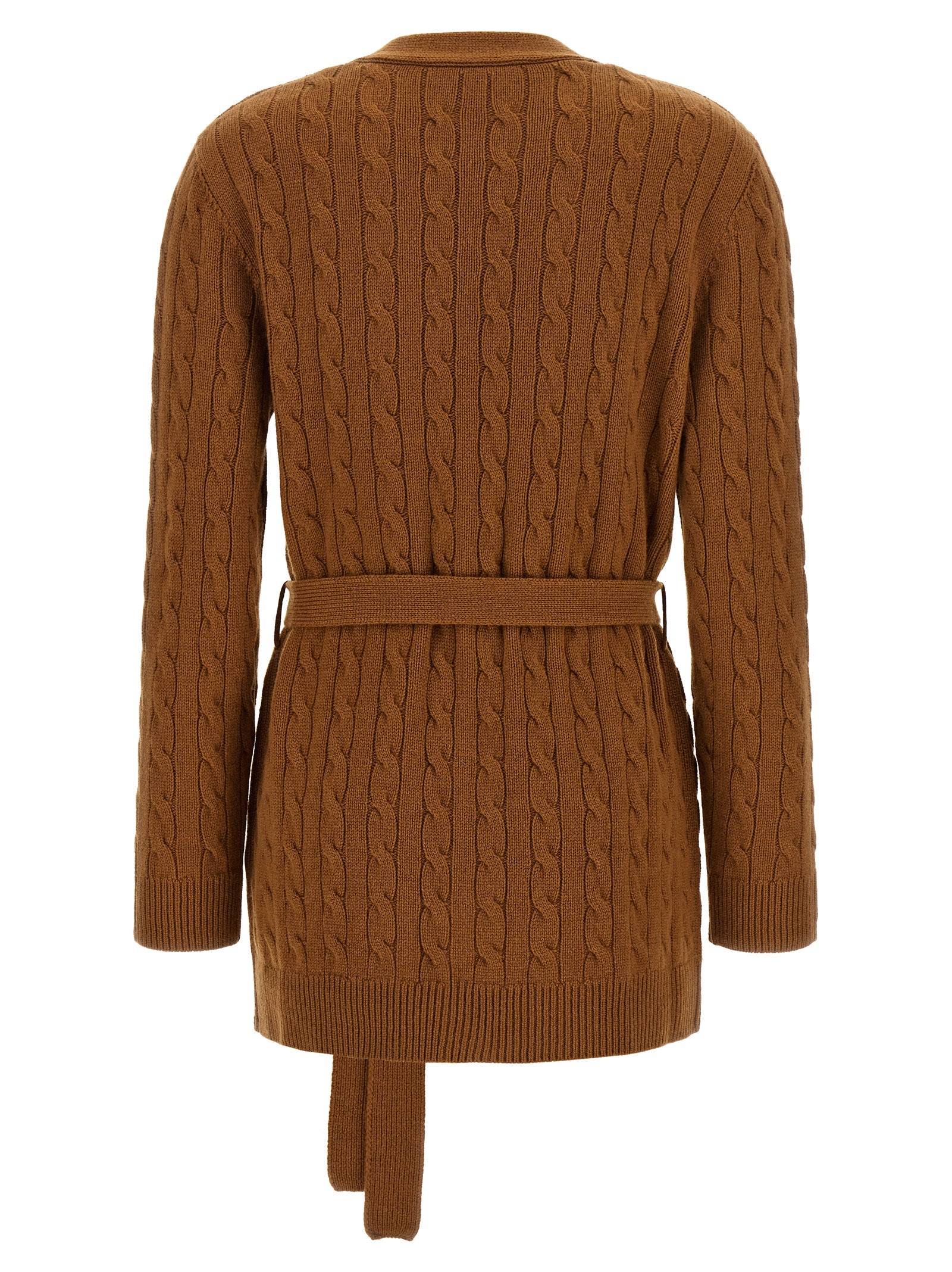 Valentino Garavani Brown Cashmere Cardigan Valentino Garavani