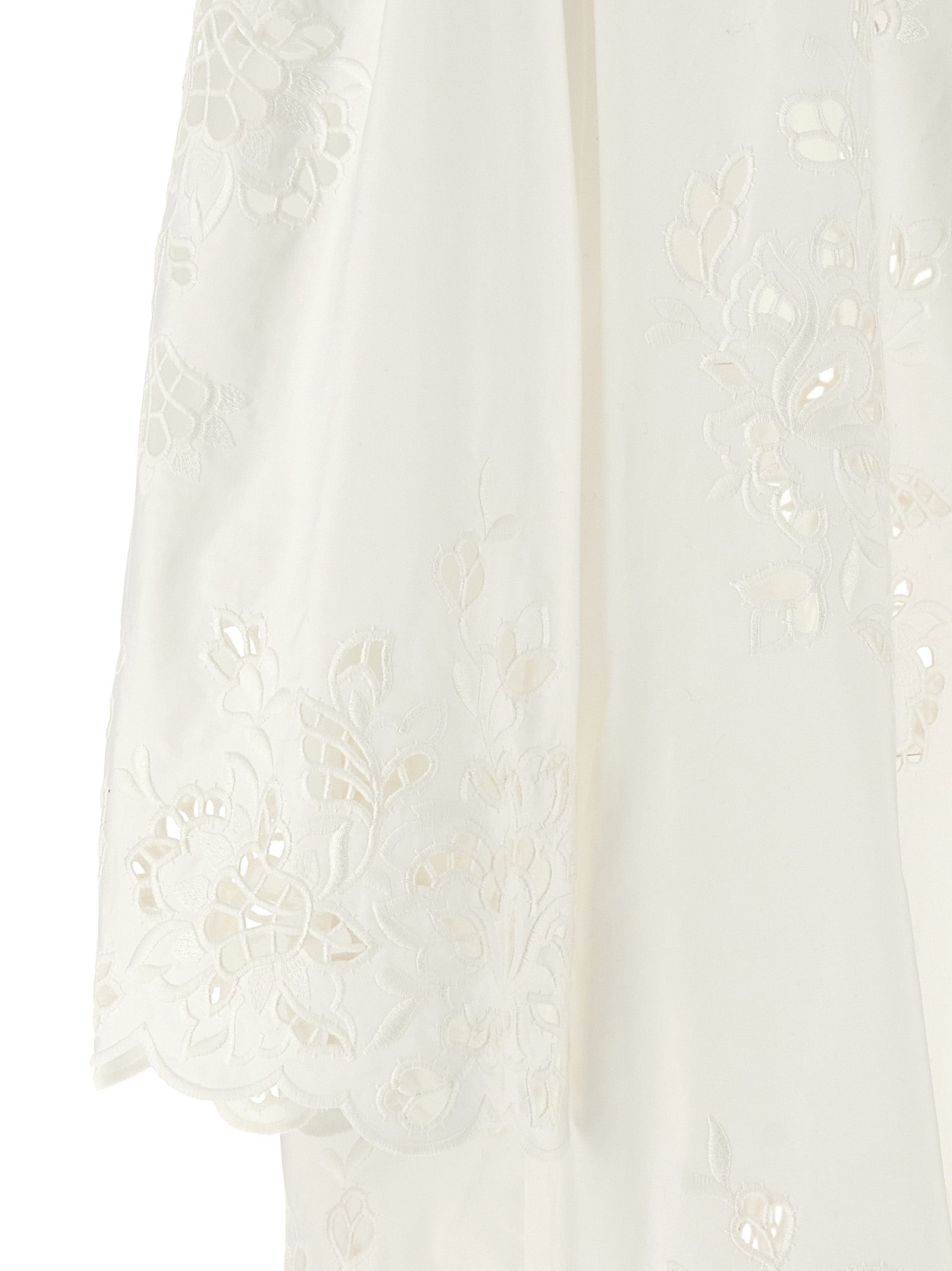 Dolce & Gabbana White Cotton Short Dress Dolce & Gabbana