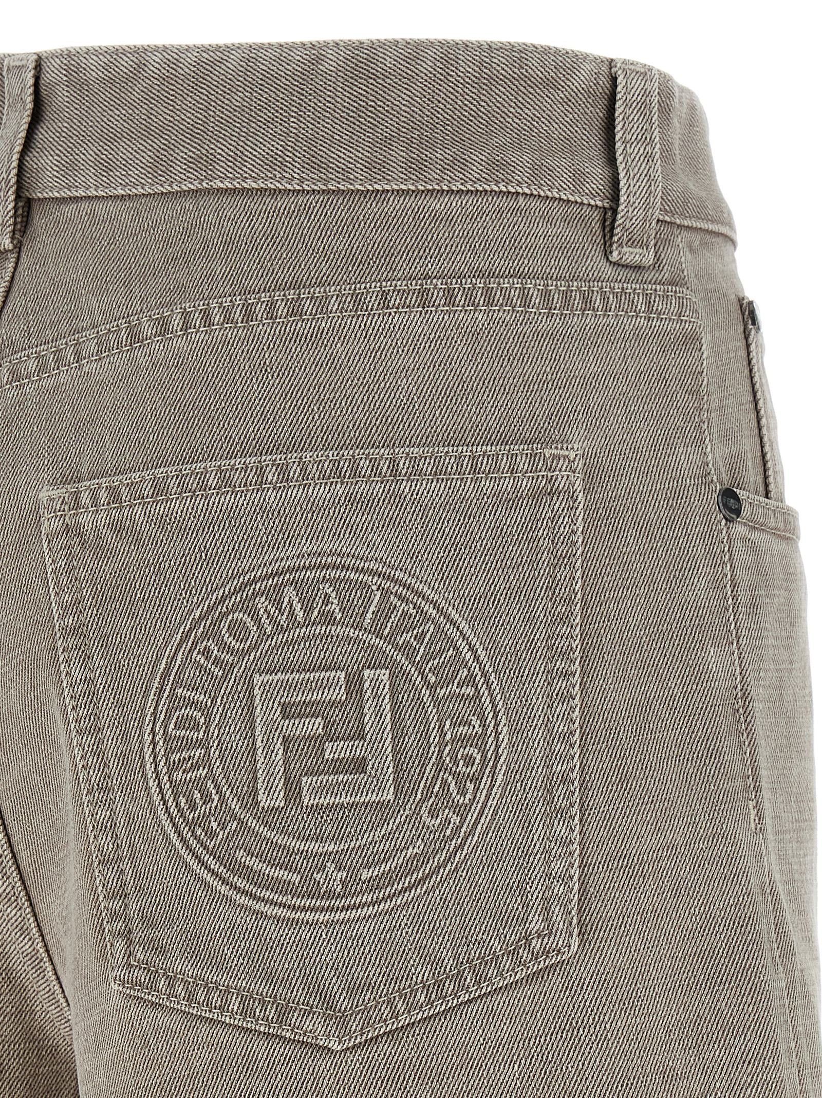 Fendi Beige Cotton Bermuda Shorts Fendi