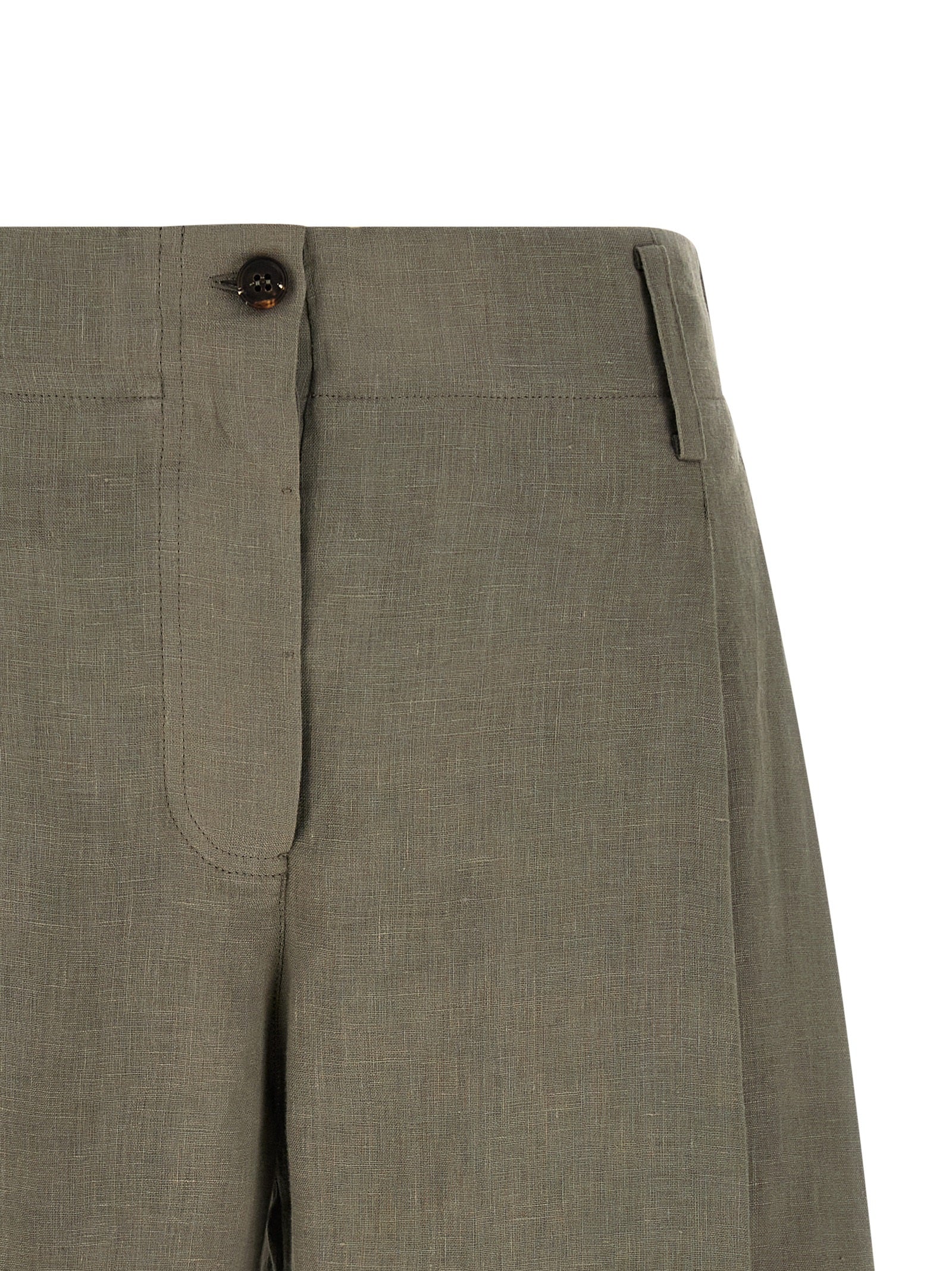 Brunello Cucinelli Bicolor Linen Bermuda Shorts Brunello Cucinelli
