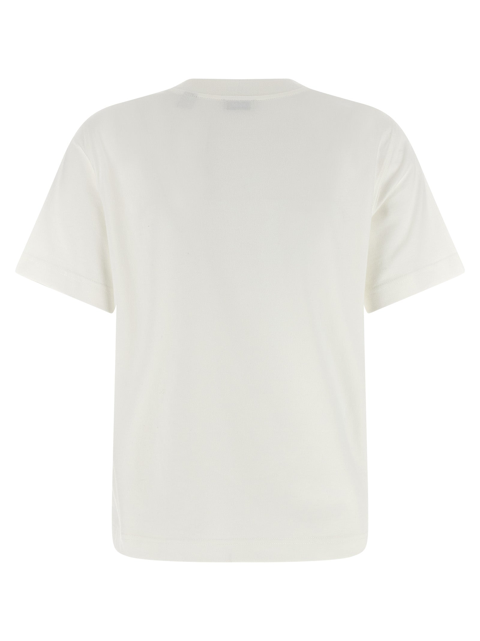 Burberry White Cotton T-Shirt Burberry