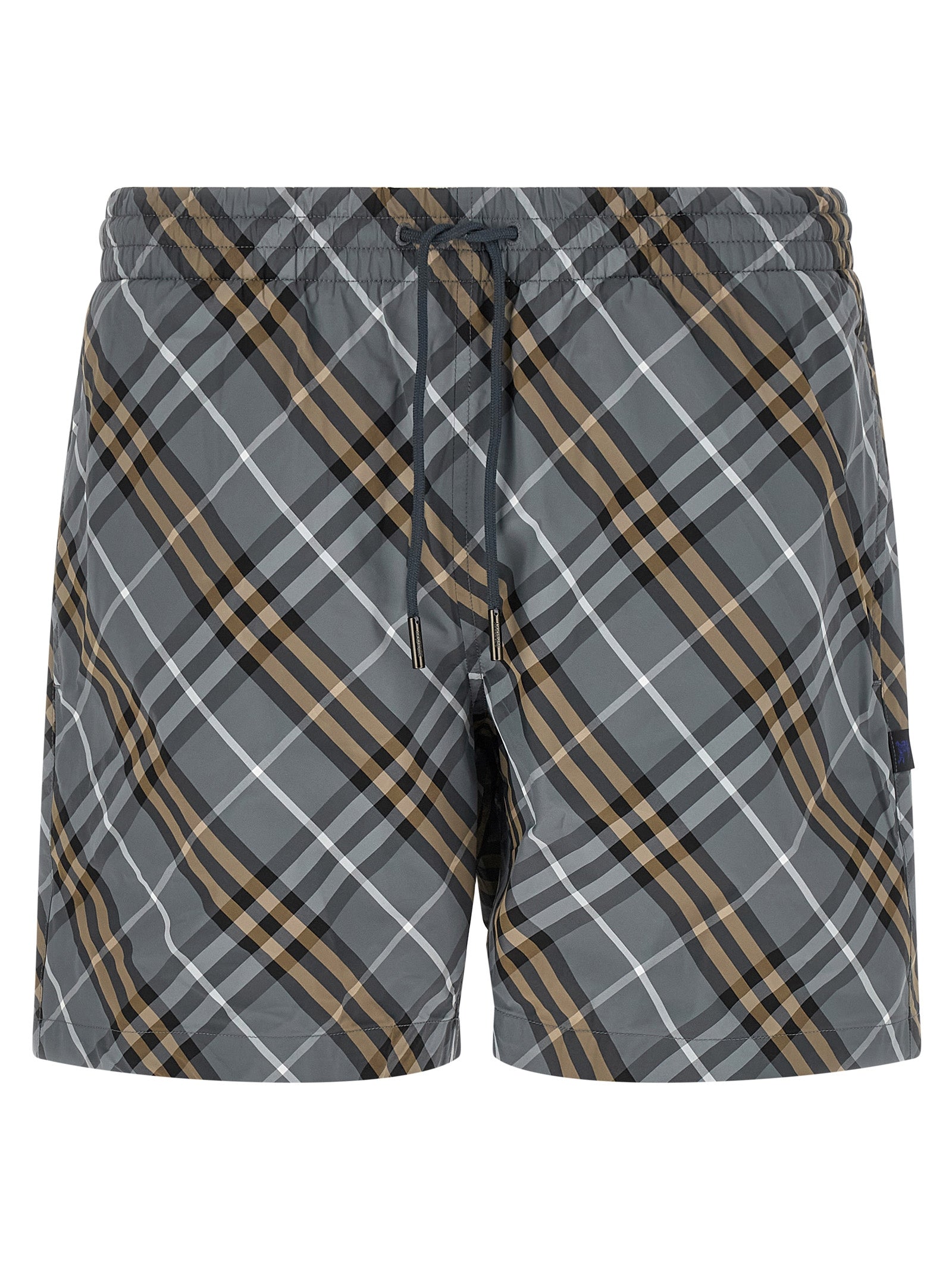 Burberry Blue Polyamide Bermuda Shorts Burberry