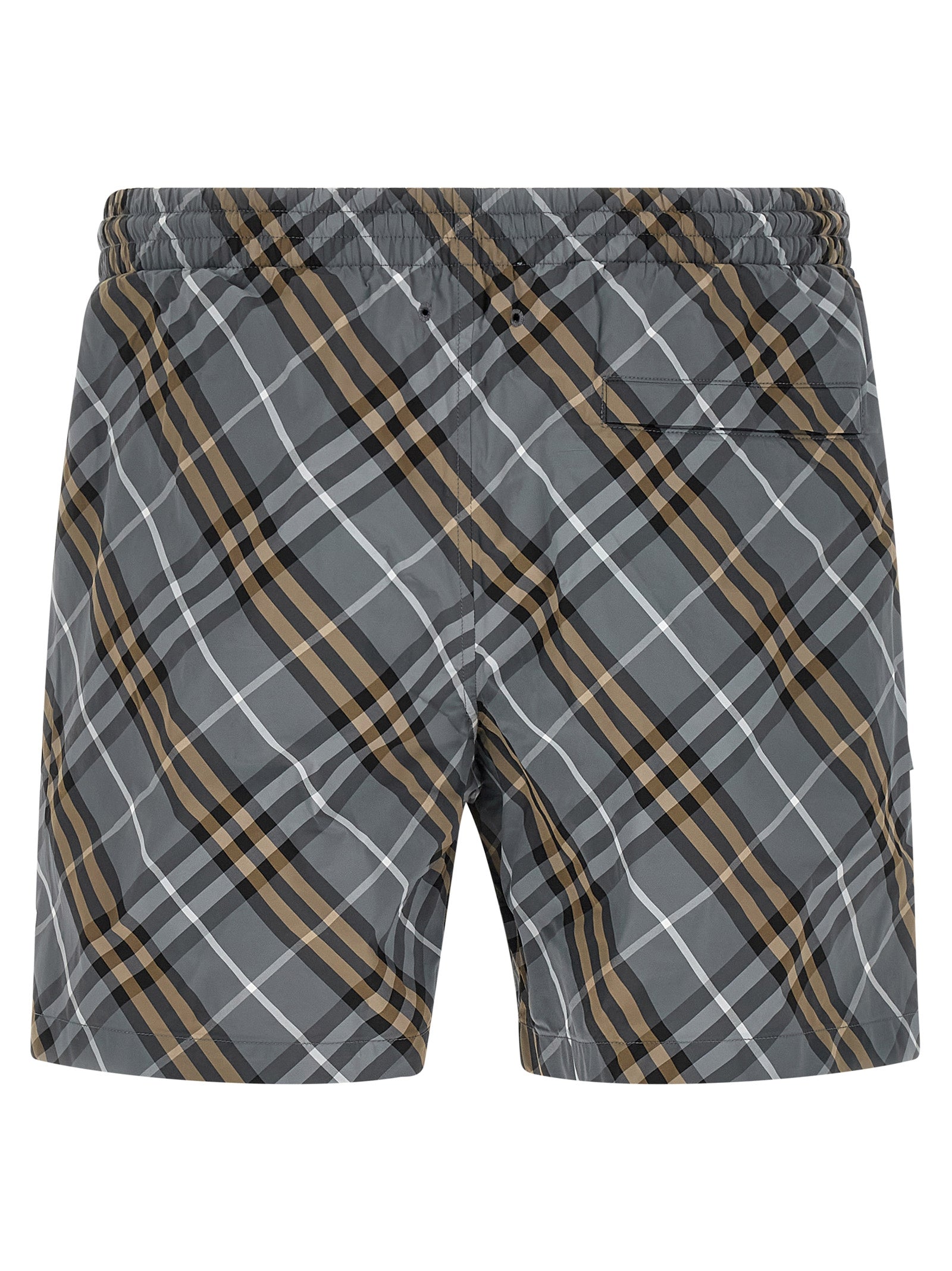 Burberry Blue Polyamide Bermuda Shorts Burberry