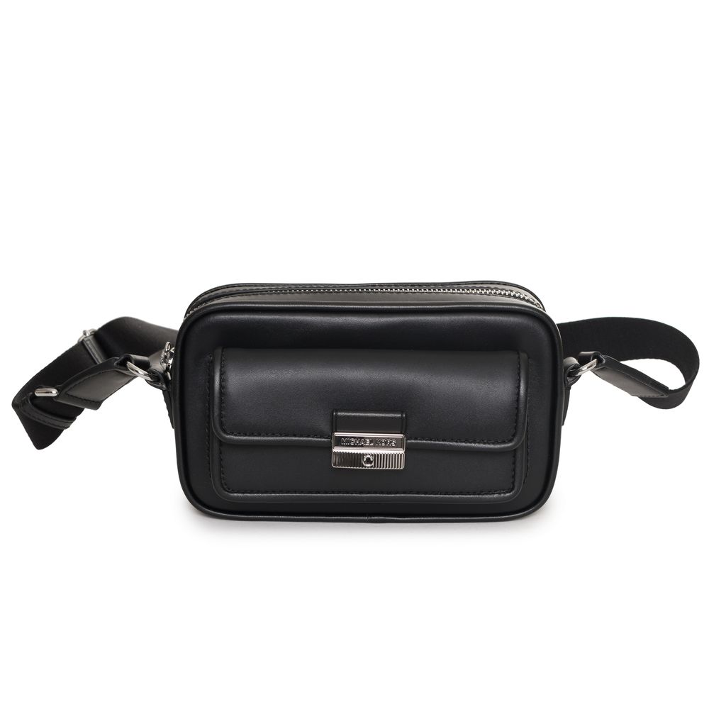 Michael Kors Black Leather Belt Bag Michael Kors