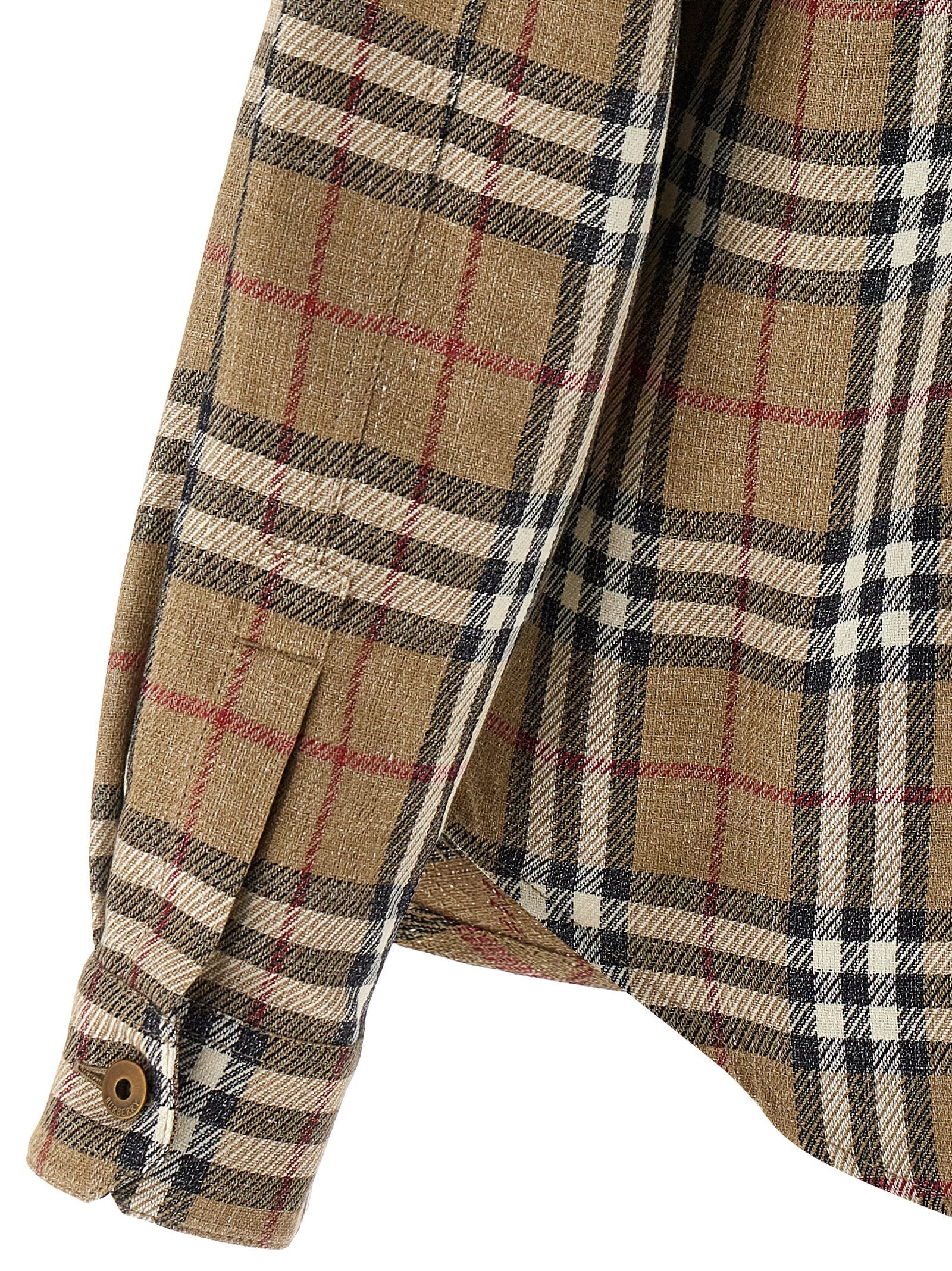 Burberry Brown Cotton Blouse Burberry