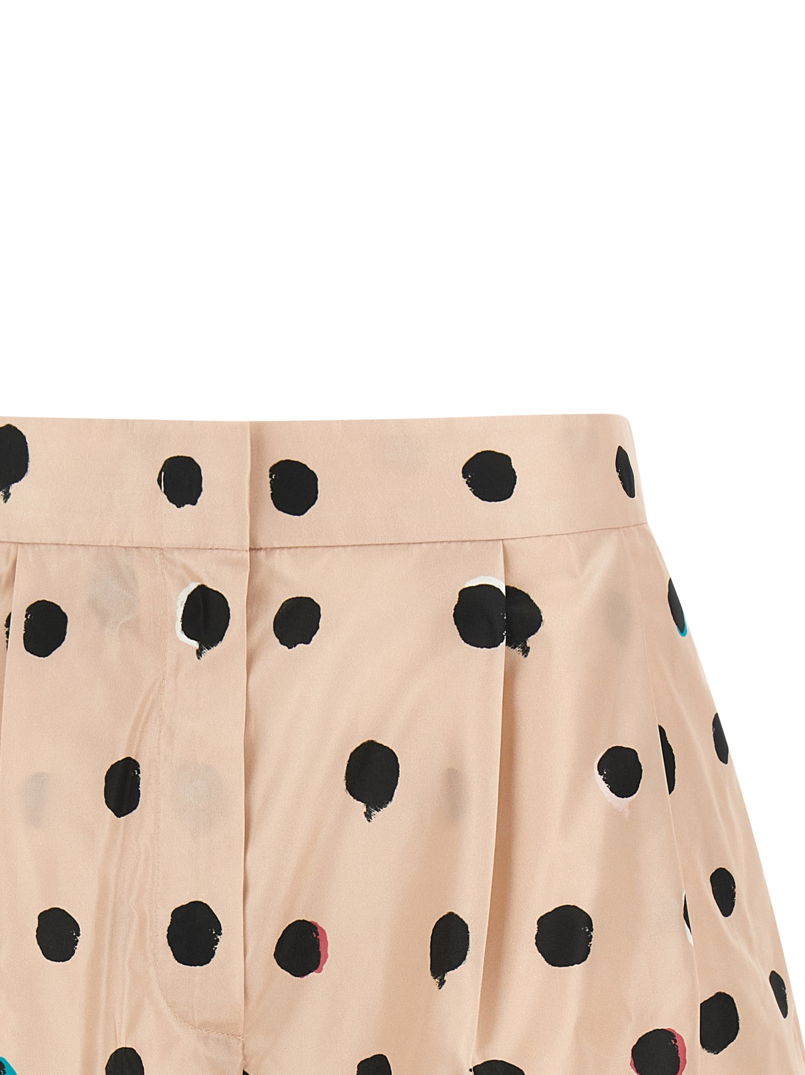 Fendi Multicolor Silk Bermuda Shorts Fendi