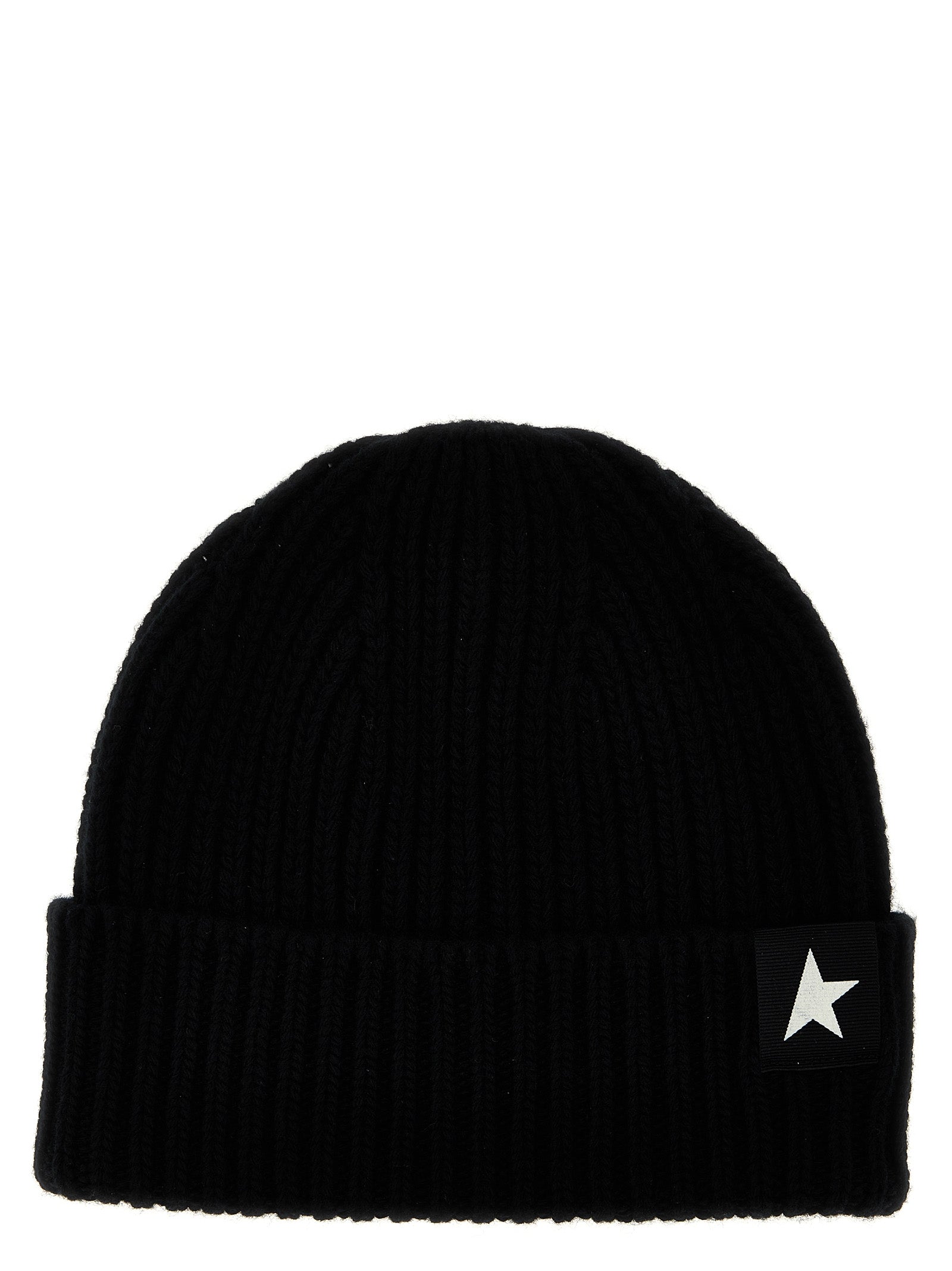 Golden Goose Black Wool Beanie Golden Goose