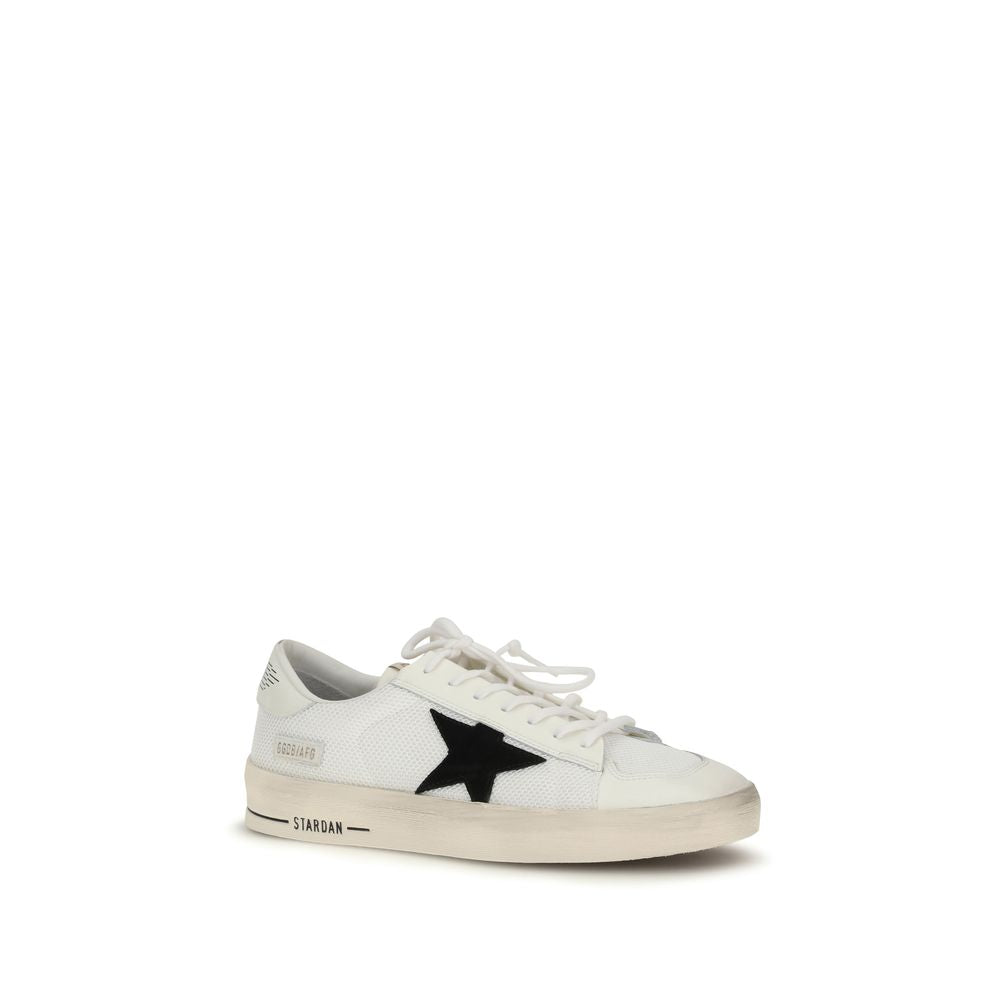 Golden Goose White Calf Leather Bos Taurus Sneakers Golden Goose