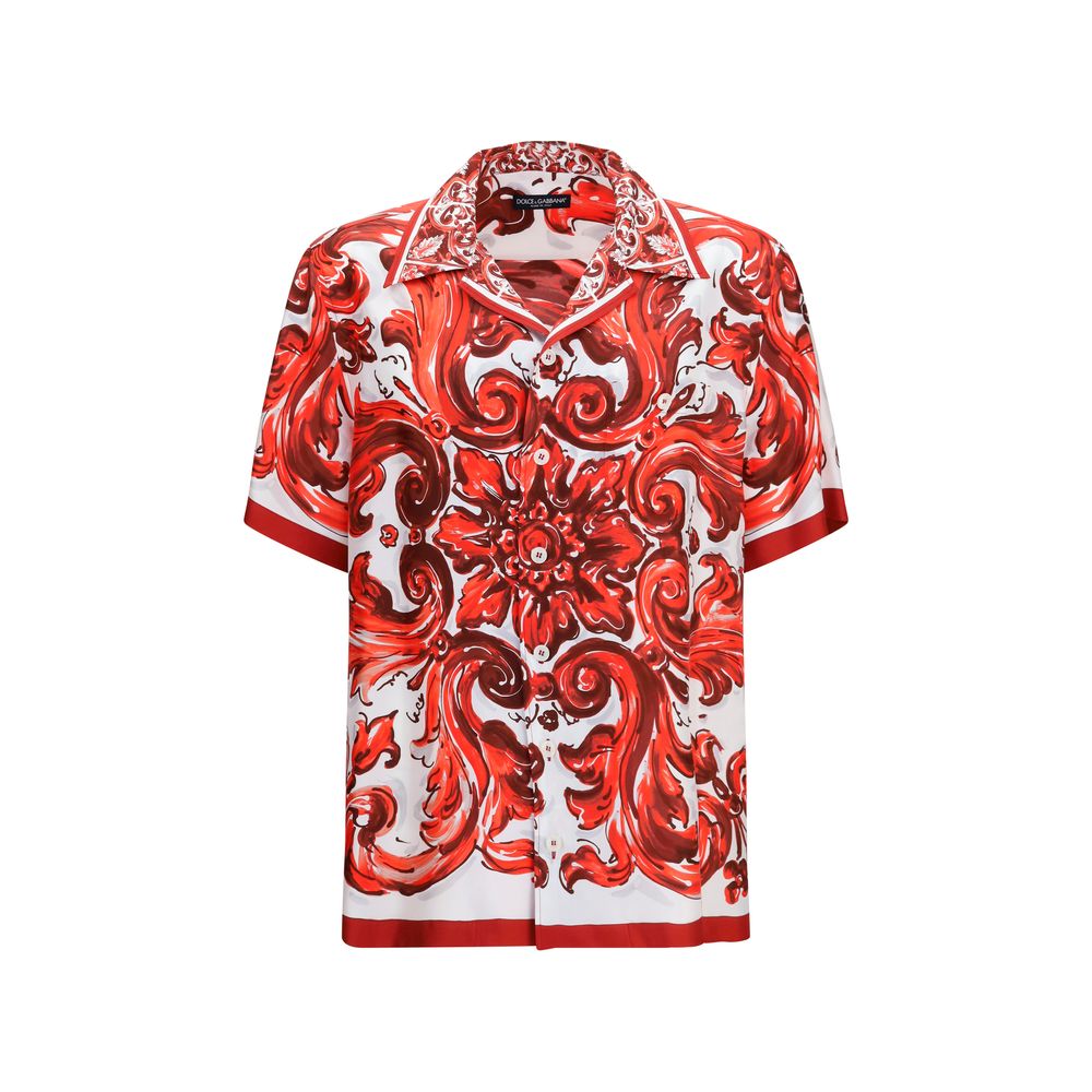 Dolce & Gabbana Multicolor Silk Shirt