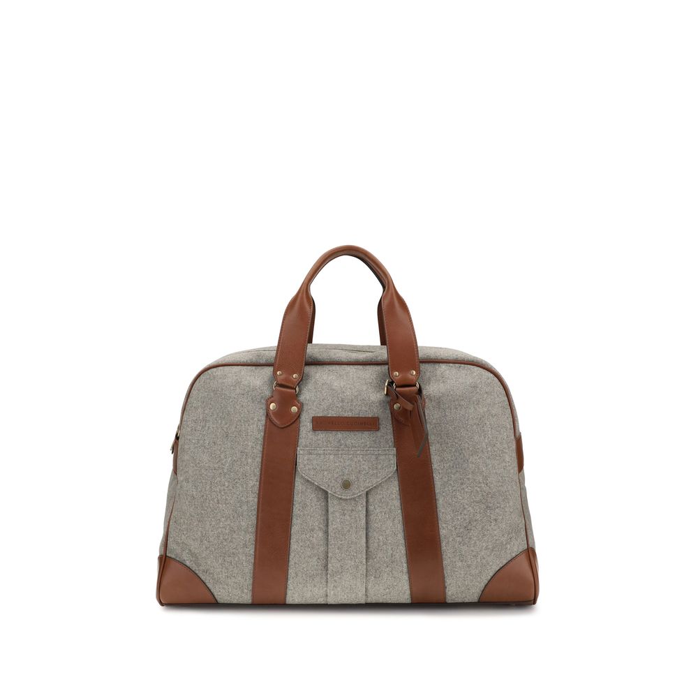 Brunello Cucinelli Beige Wool Oves Aries Luggage And Travel Brunello Cucinelli