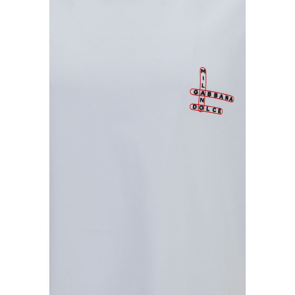 Dolce & Gabbana White Cotton T-Shirt Dolce & Gabbana