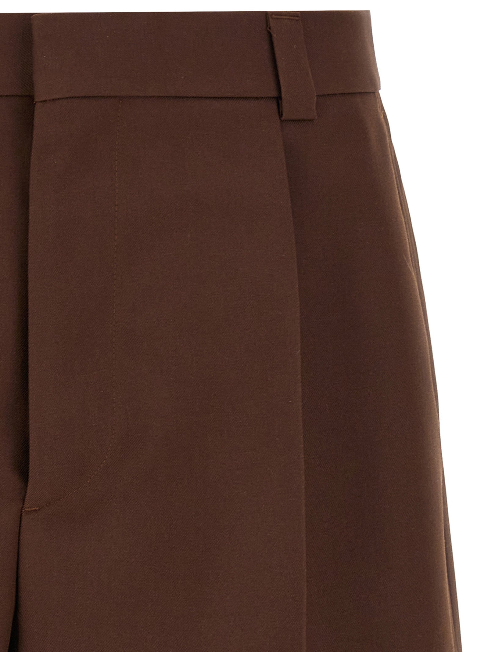 Gucci Brown Wool Bermuda Shorts Gucci