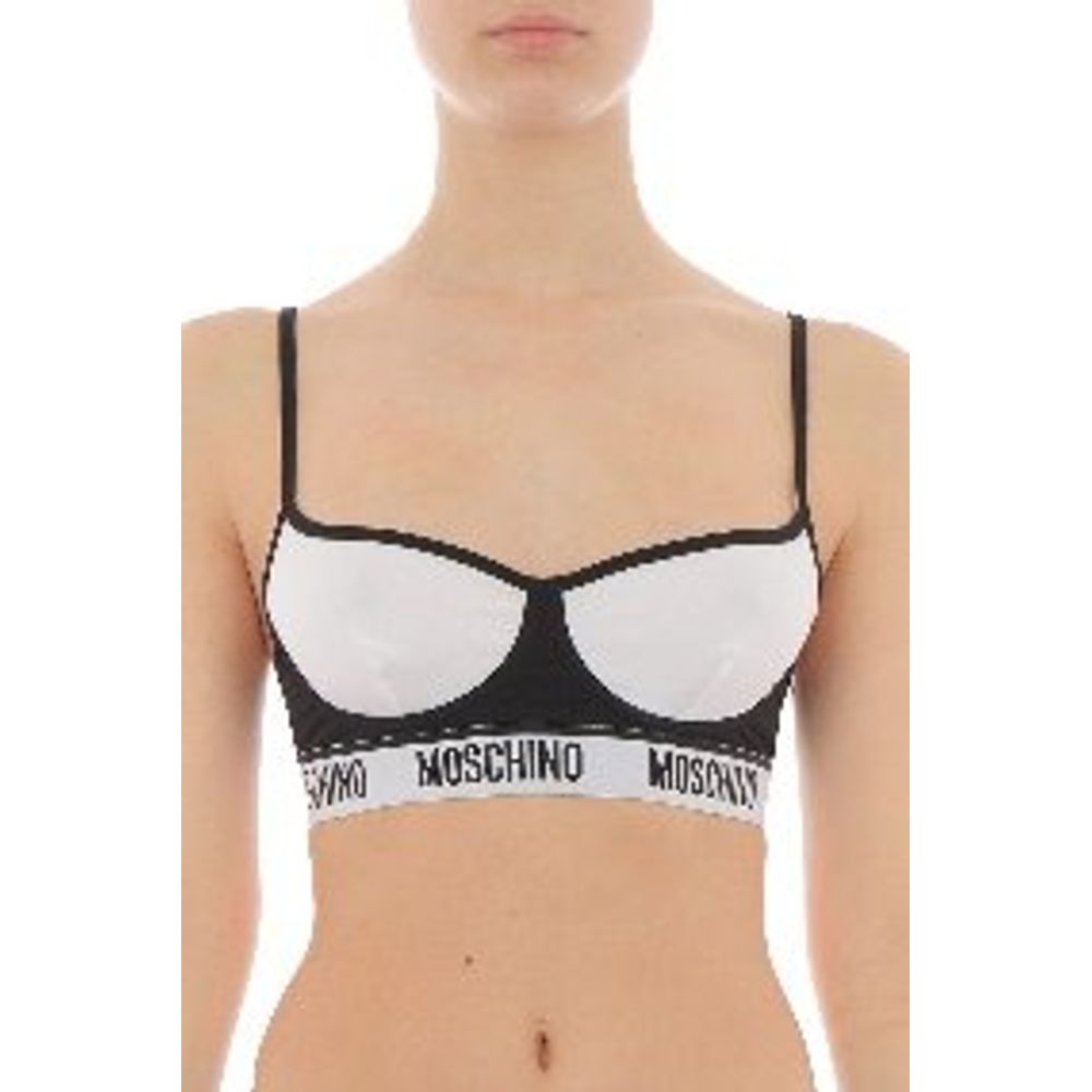 Moschino Multicolor Cotton Bra Moschino