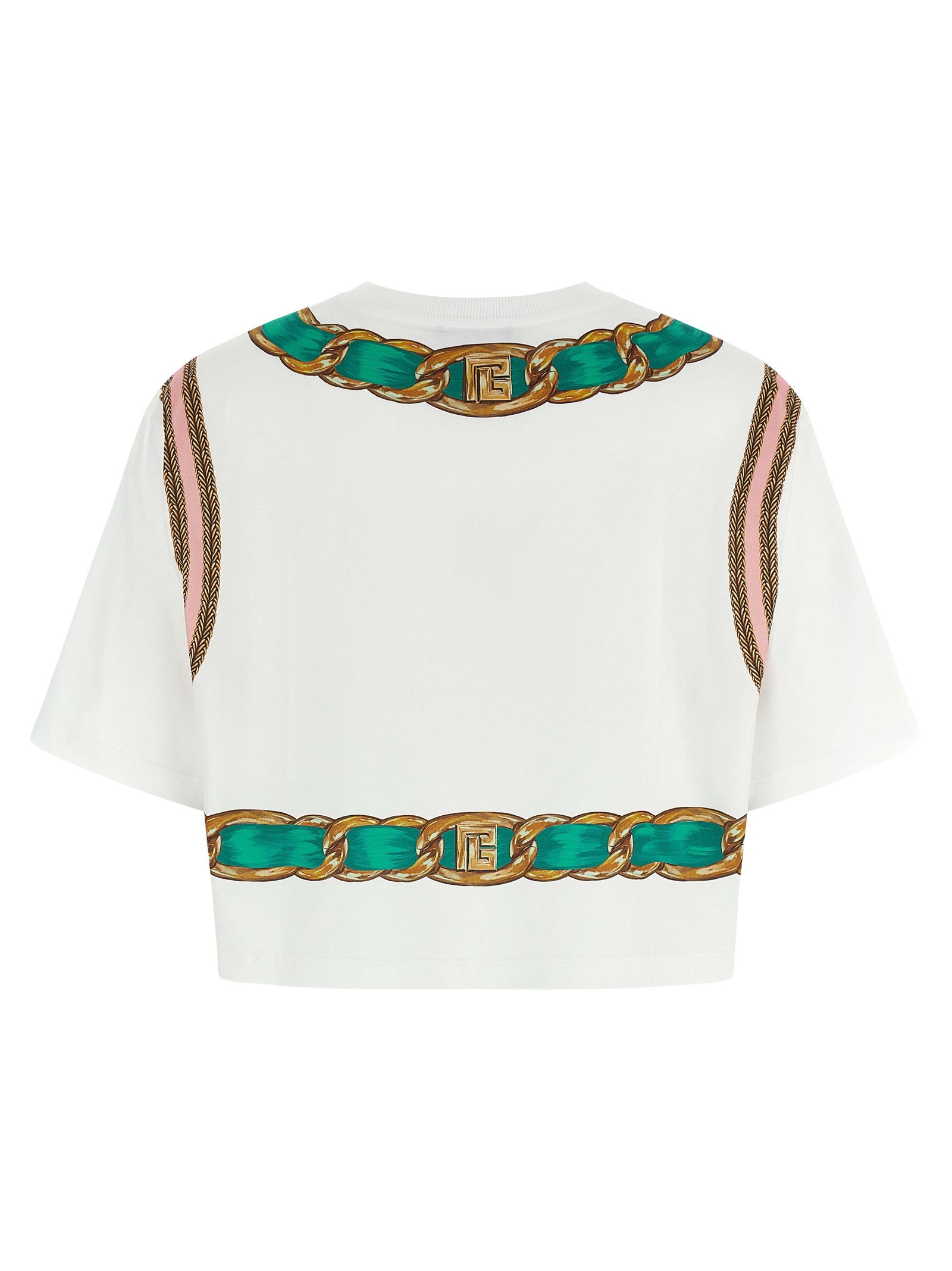 Balmain Multicolor Cotton T-Shirt Balmain