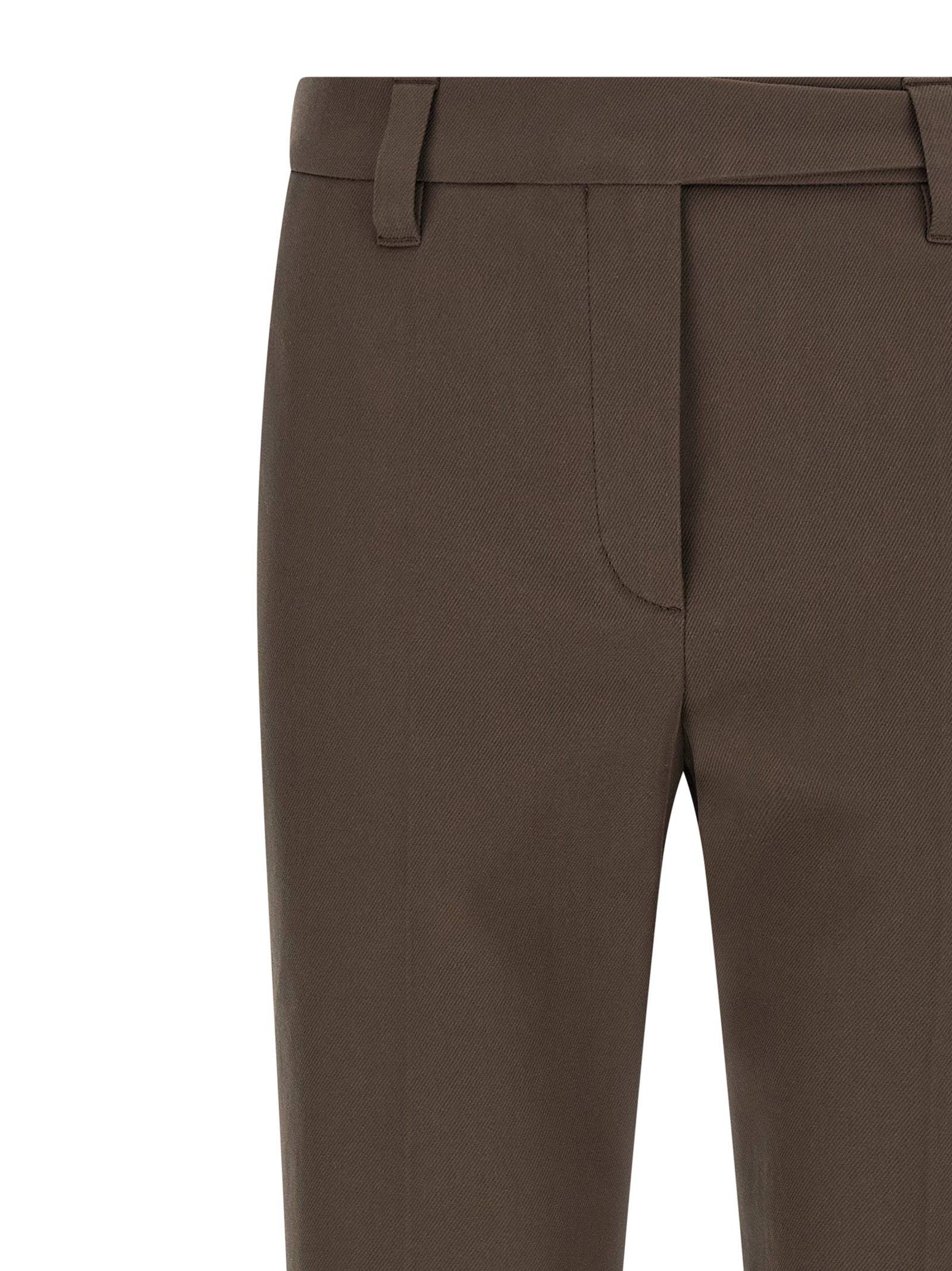 Brunello Cucinelli Brown Cotton Casual Pants Brunello Cucinelli