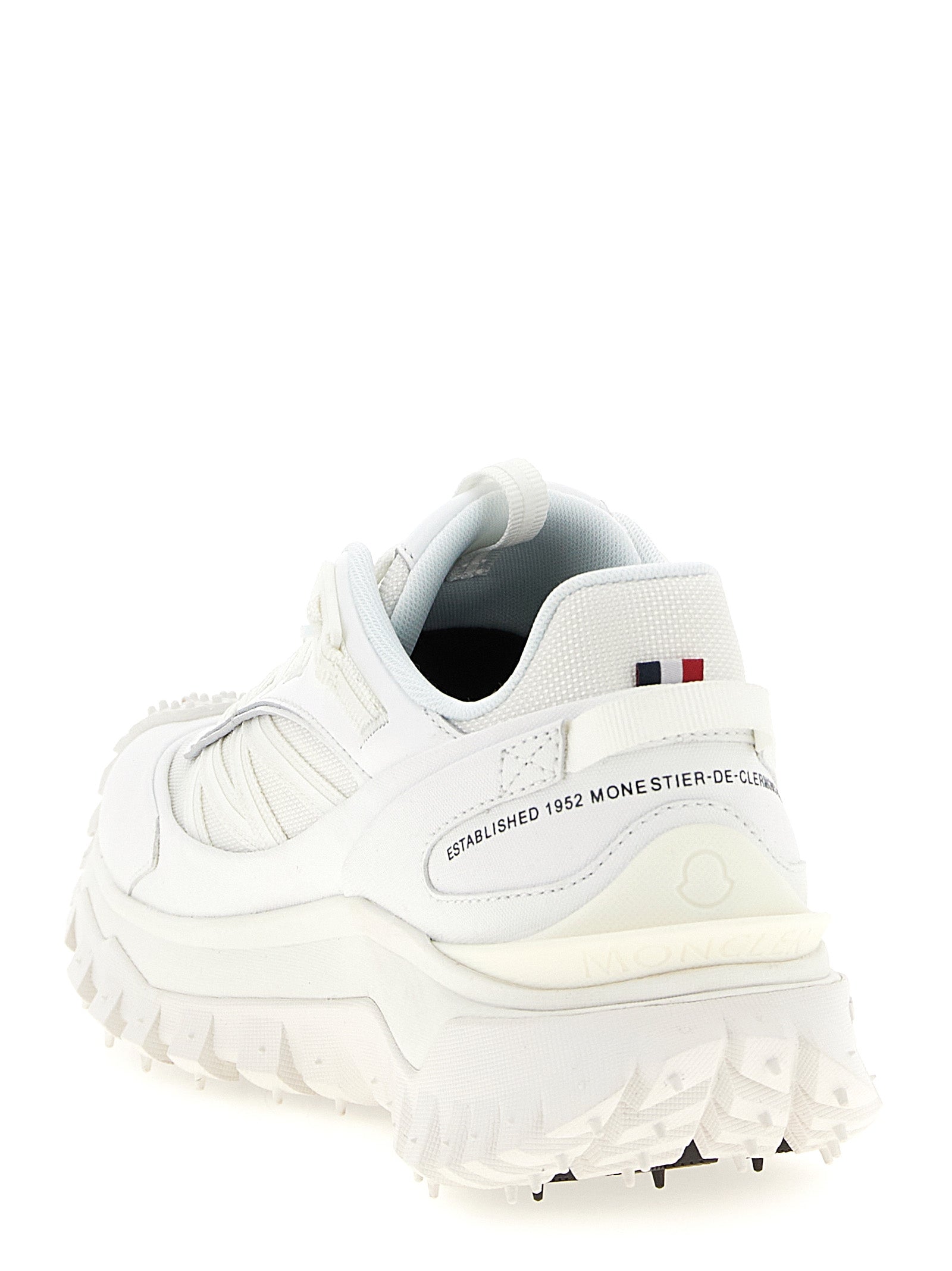 Moncler White Polyamide Athletic Sneakers Moncler