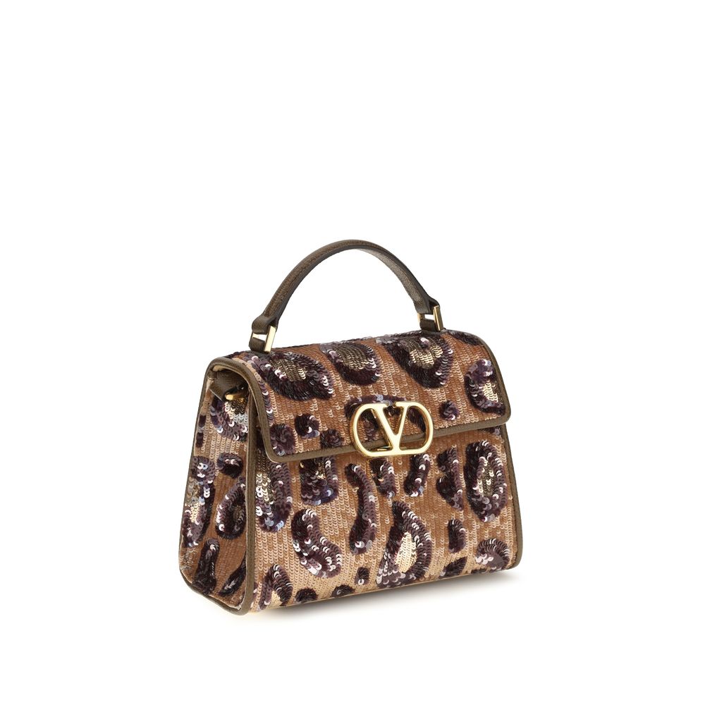 Valentino Garavani Multicolor Silk Shoulder Bag