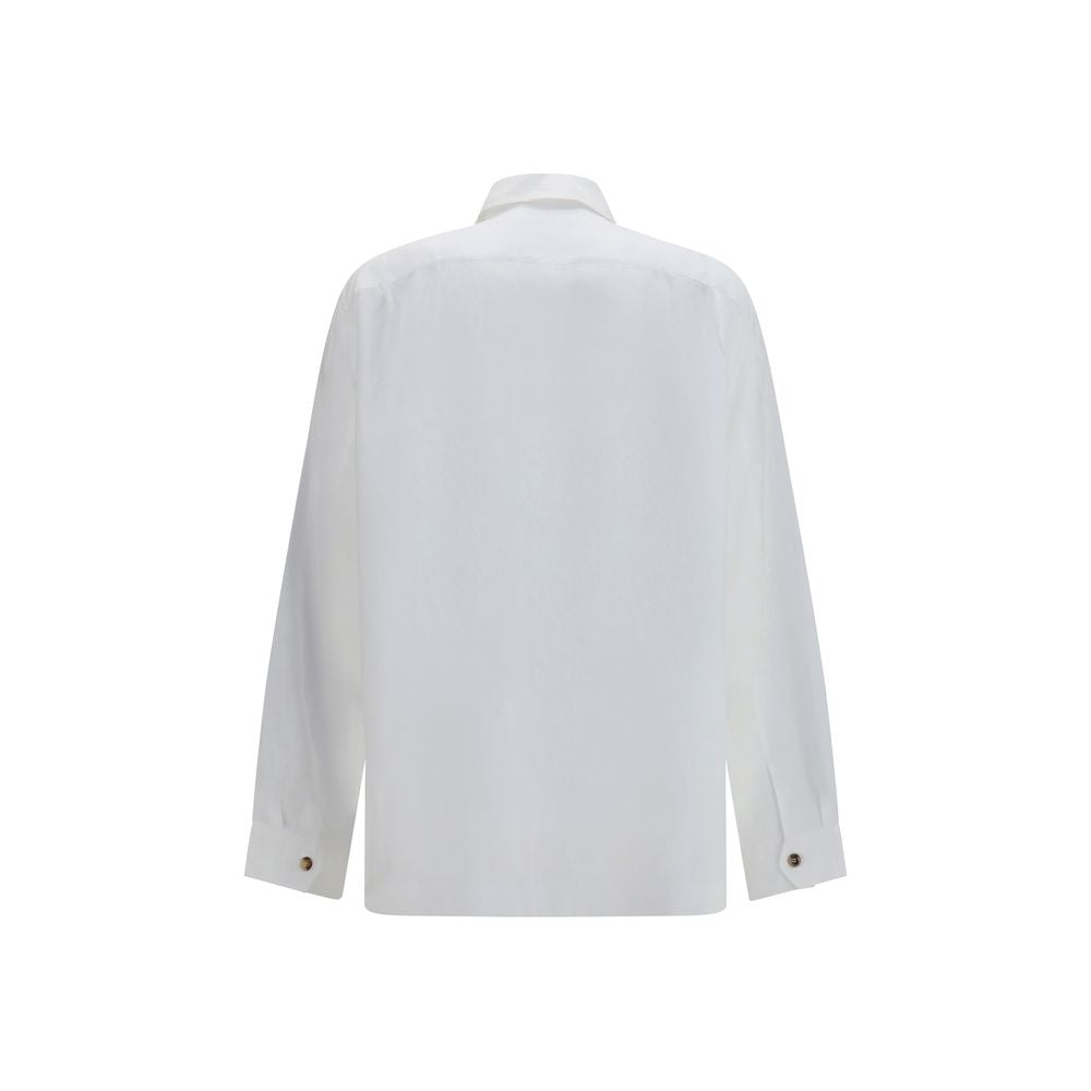 Brunello Cucinelli White Linen Shirt Brunello Cucinelli